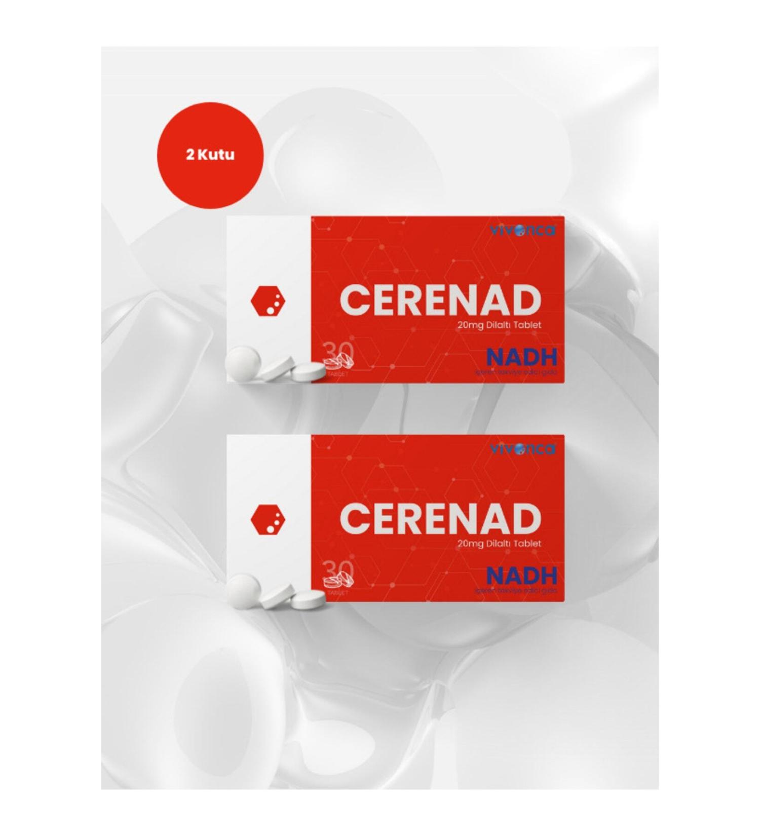 Cerenad Nadh 2-Pack Sublingual Tablet Food Supplement Containing Nadh - Buy Online on GoSupps.com