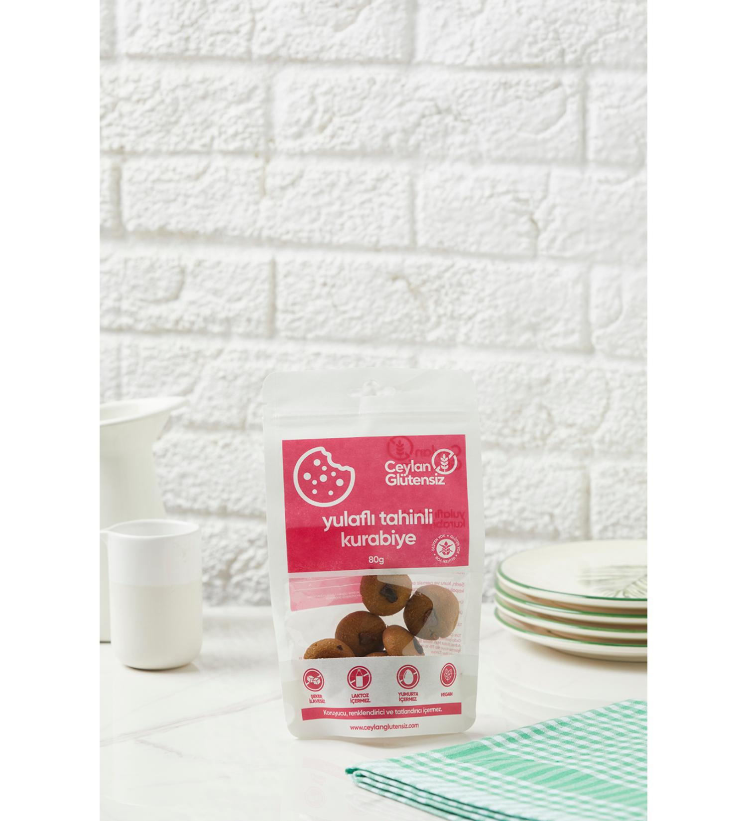 Ceylan Gluten-Free Oatmeal Tahini Cookies 80 gr * 2 Pieces