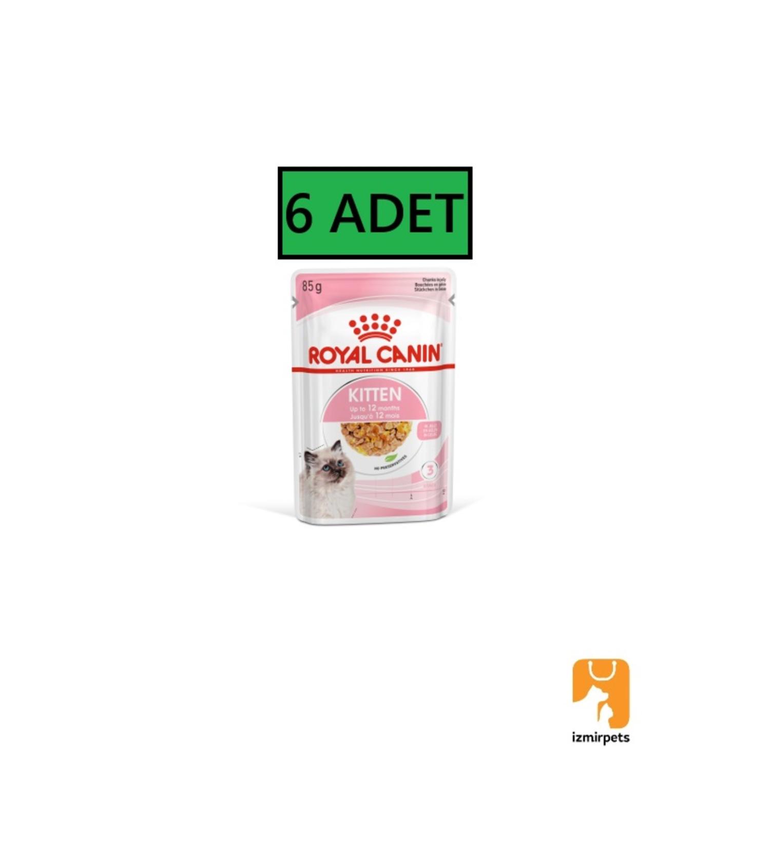 Royal Canin Kitten Wet Food 6 Pieces X 85 Gr Kitten Jelly