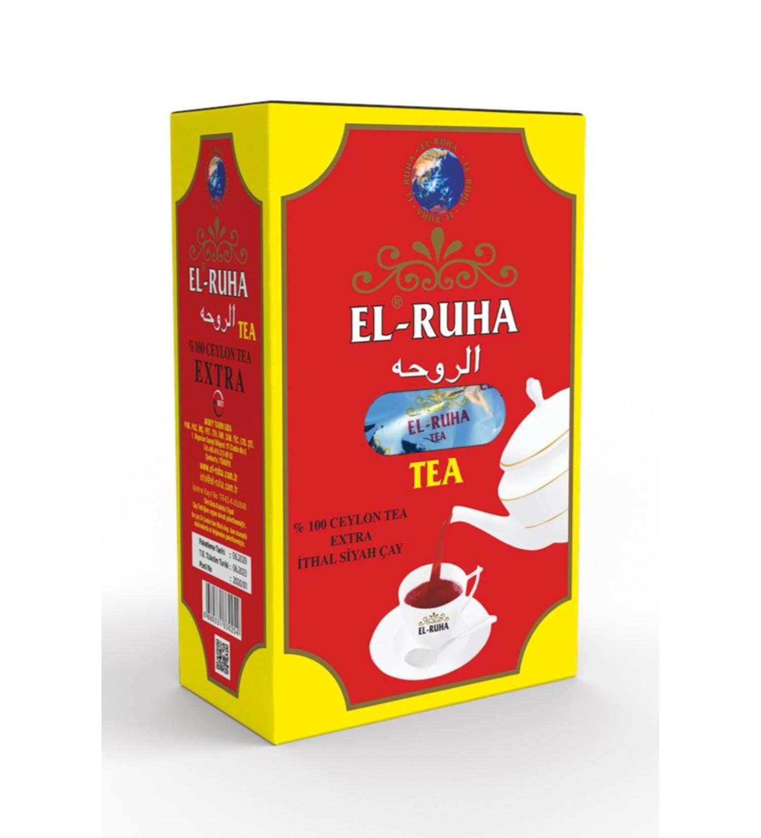 EL-RUHA 800 GR Ceylon Tea 100% Extra Imported Black Tea