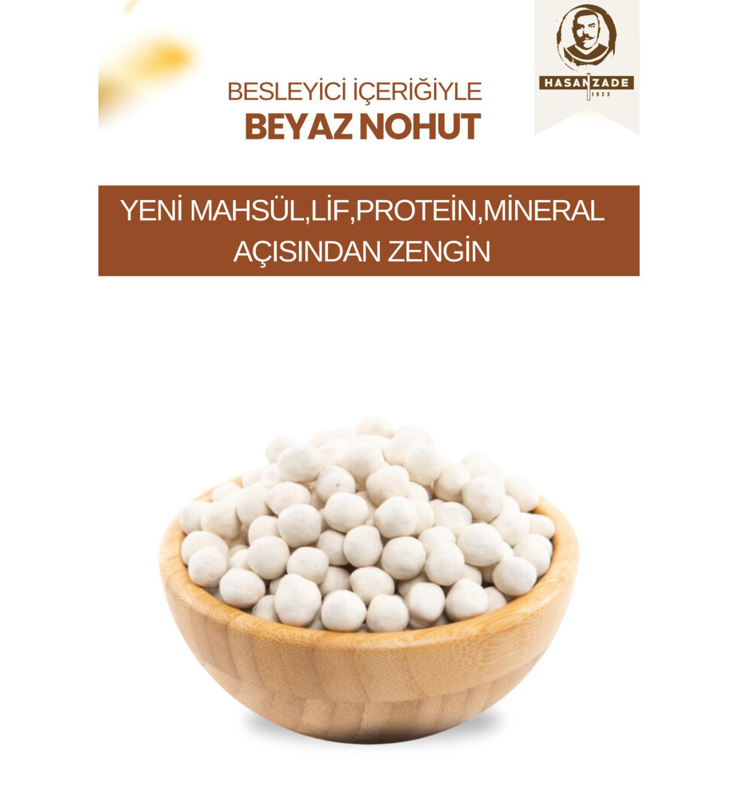 Hasanzade White Double Chickpeas 1 KG