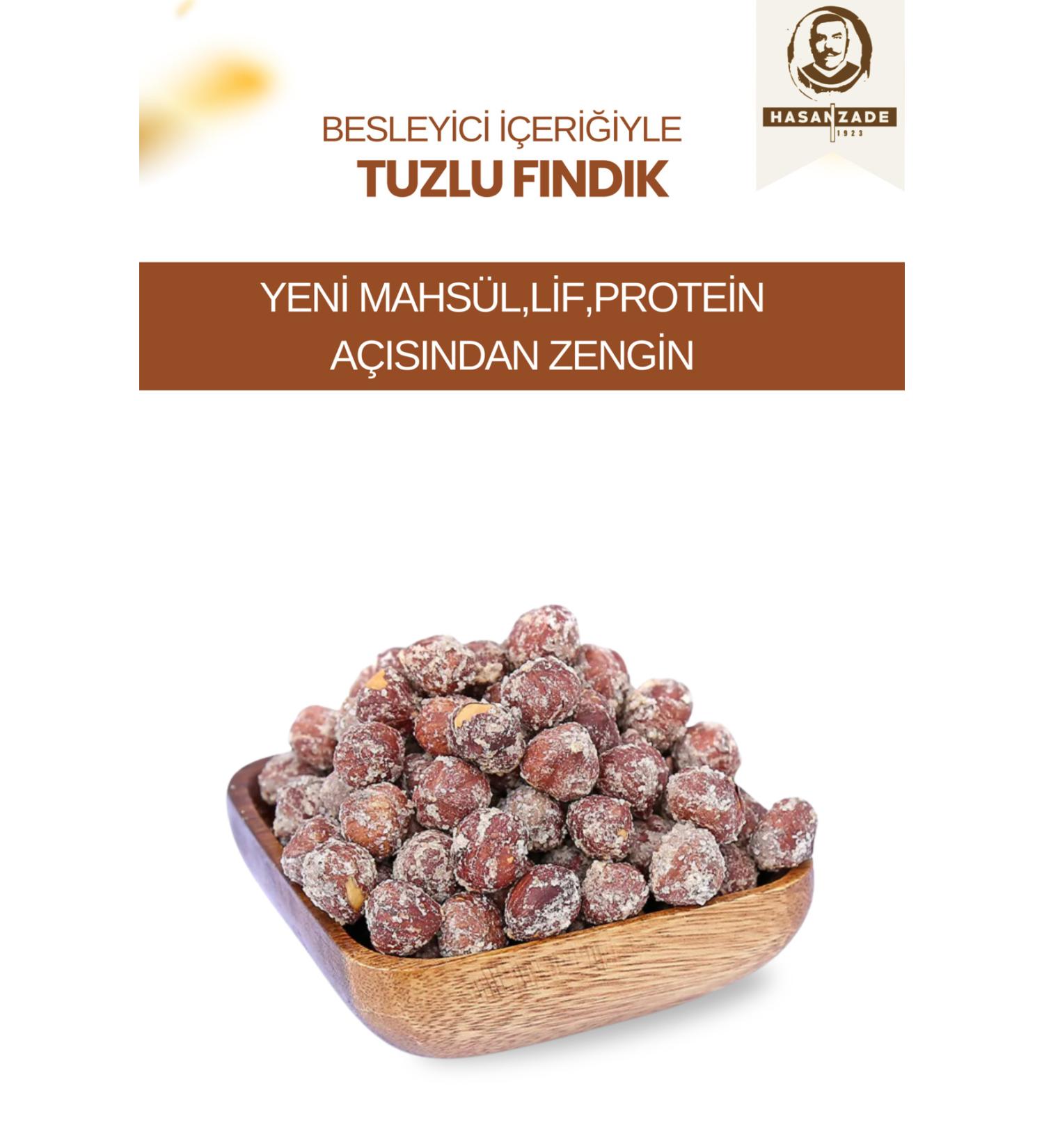 Hasanzade Salted Hazelnuts 500 GR