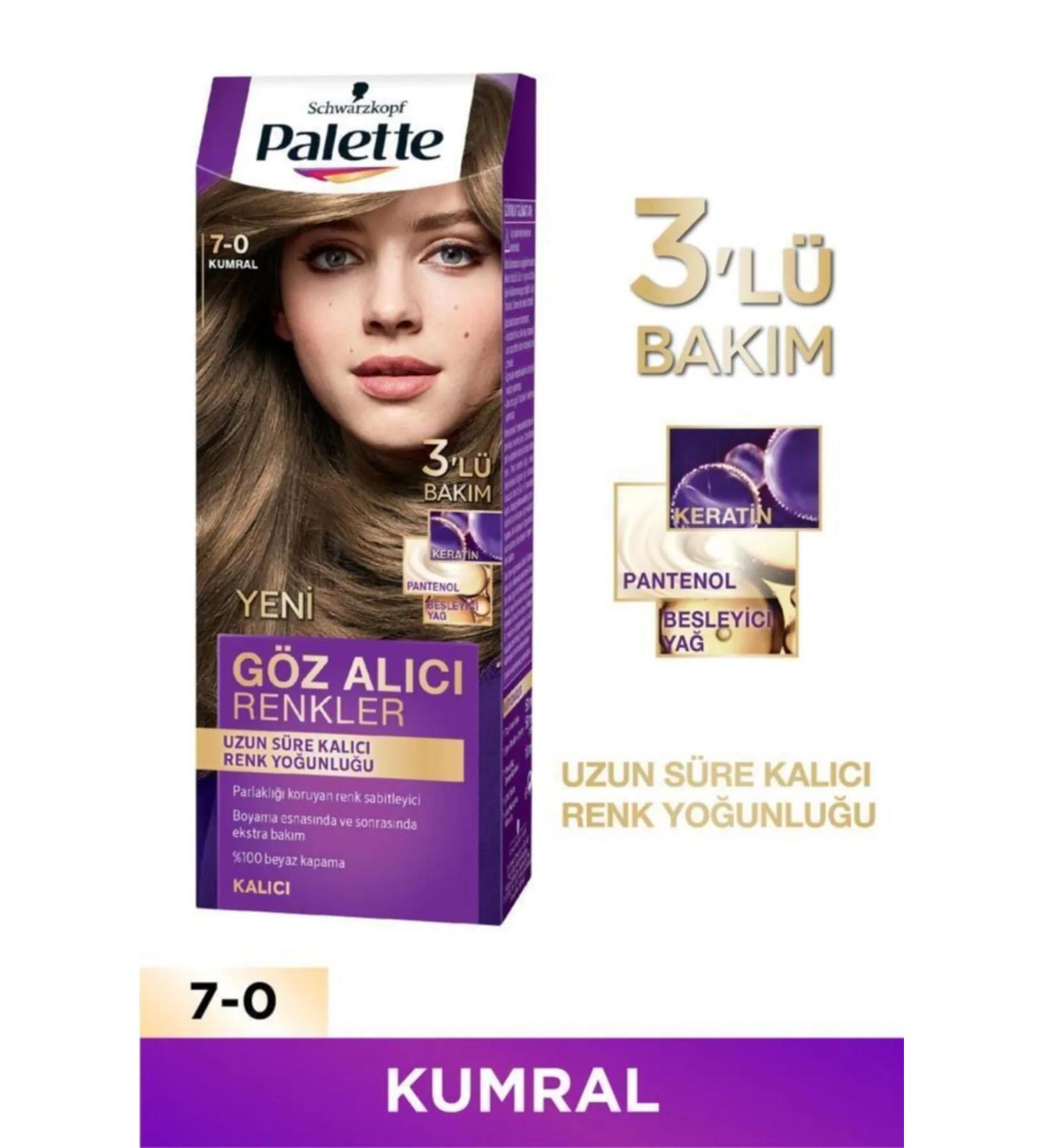 Eye-Catching Colors in the Palette Hair Dye No: 7.0 Blonde - Buy Online on GoSupps.com