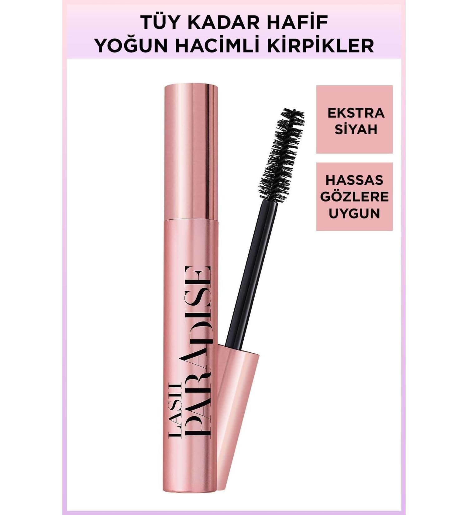 L'Oreal Paris Lash Paradise Intense Black Extra Super Black Mascara GK RN406 - Buy Online on GoSupps.com
