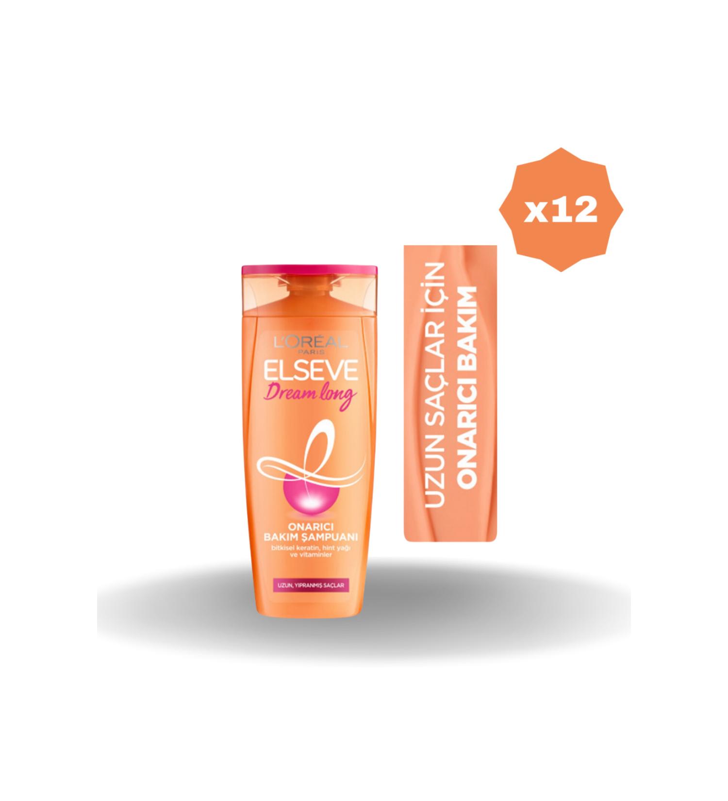 Elseve DREAM LONG REPAIR CARE SHAMPOO 360 ML X 12 PIECES