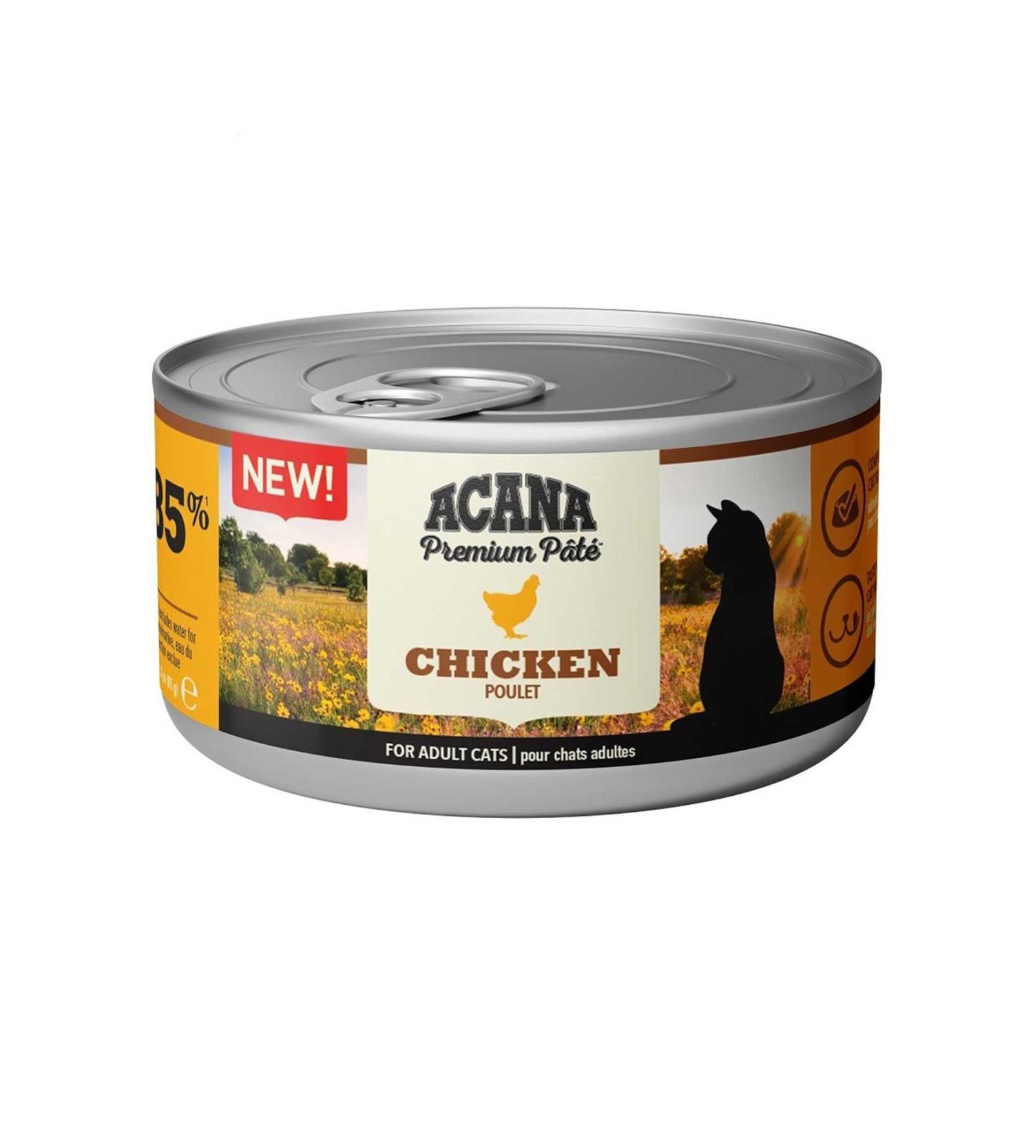 Acana Premium Pate Chicken Meat Canned Cat Food 85gr