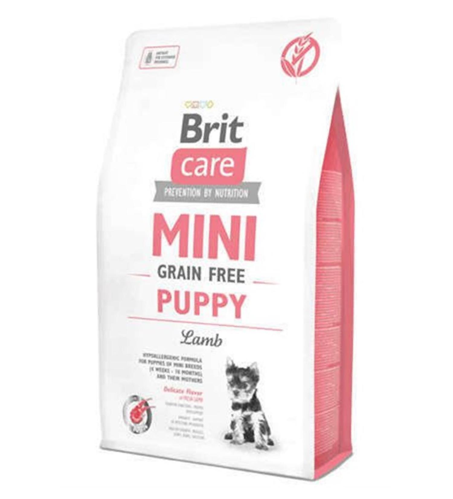 Brit Care Grain-free 7kg mini puppy lamb meat puppy food small breed puppy food