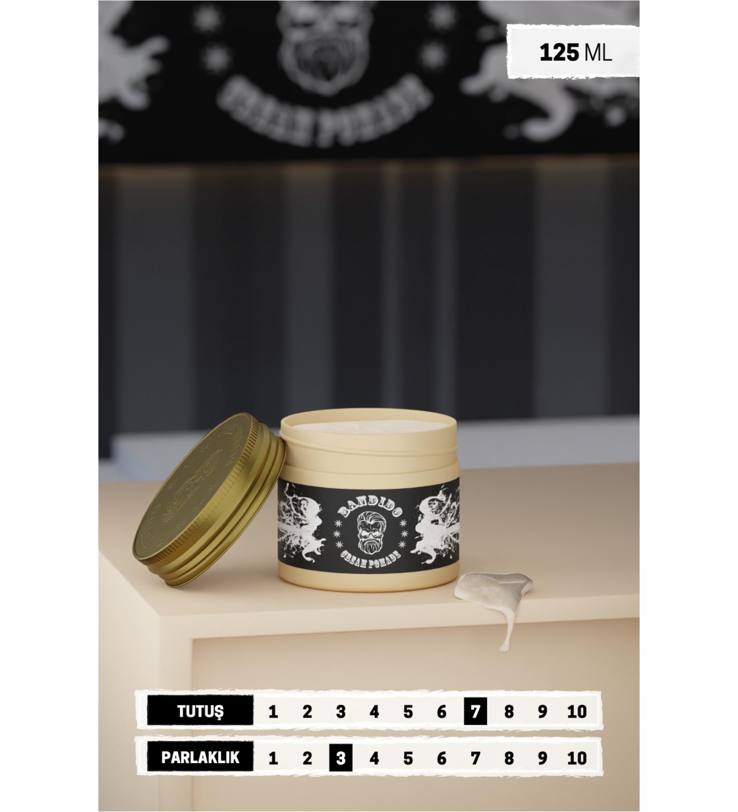 BAND DO Cream Pomade 125 ml / Light and Medium Hold Shiny Natural Looking Hair Styling Cream Wax