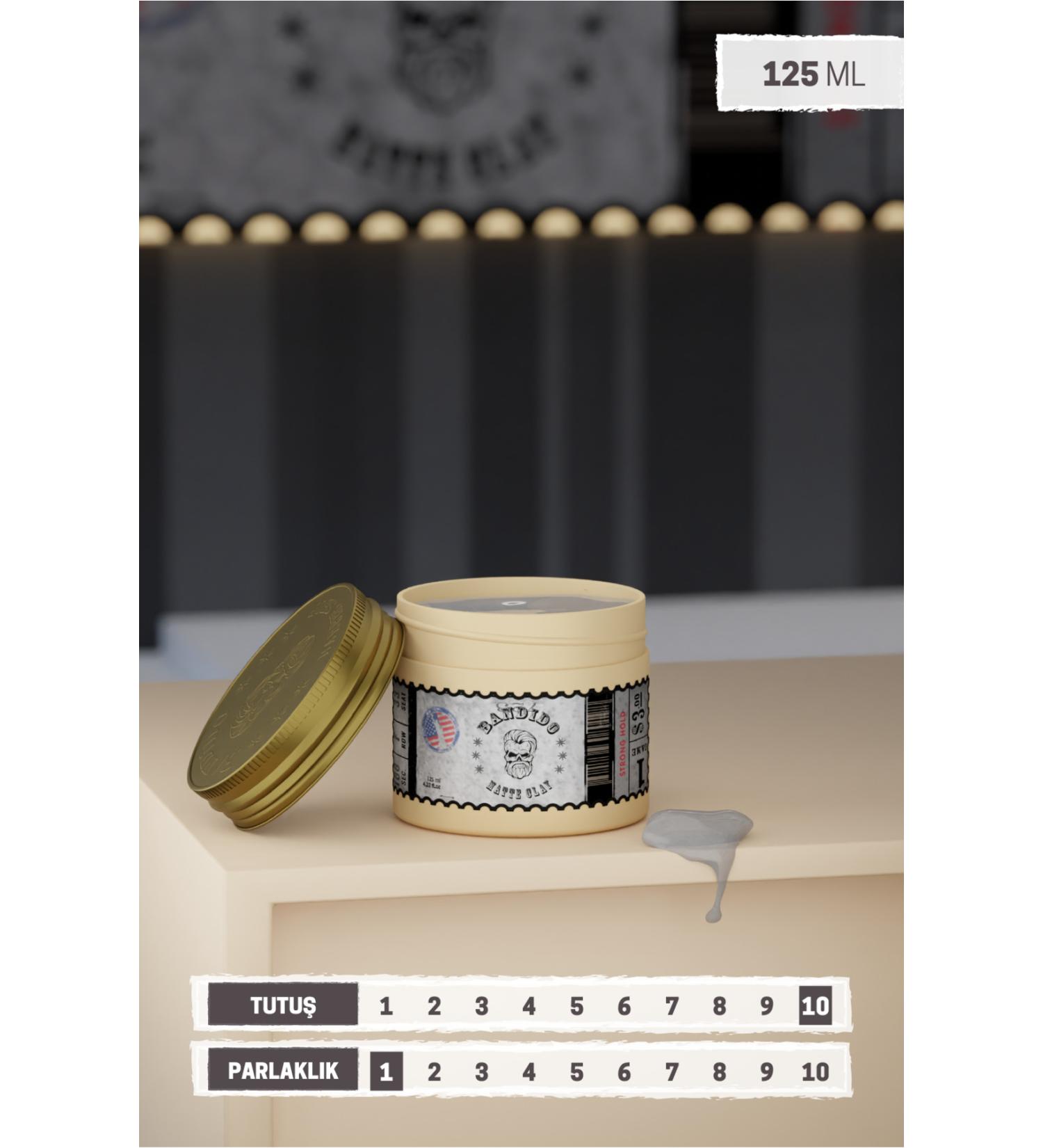 BAND DO Matte Clay 125 ml / Clay Essence Matte and Light Strong Hold Hair Styling Wax