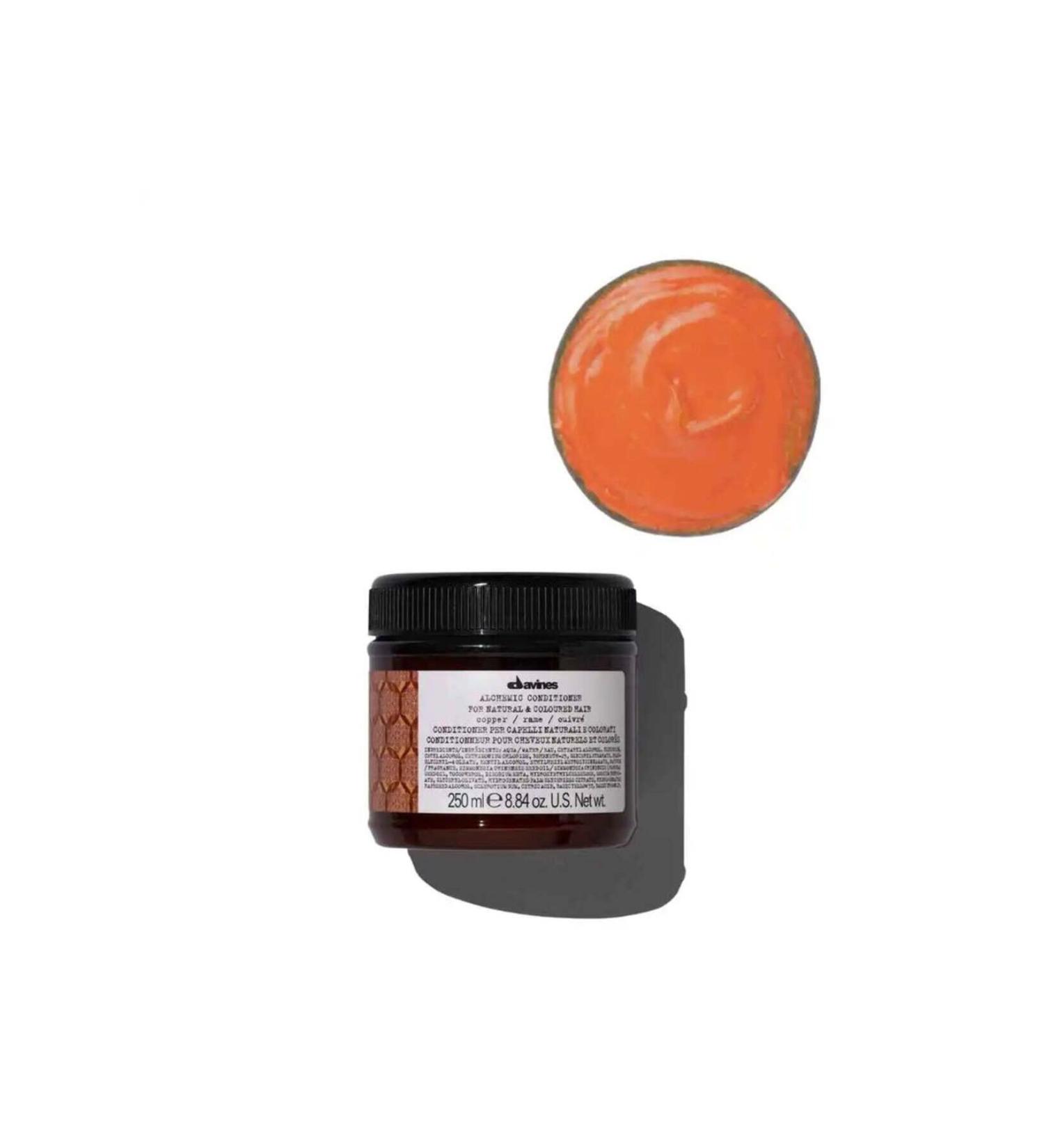 Davines Alfaluna Davines Alchemic Copper Conditioner Warm Red and Copper Tones Conditioner 250ml evano157