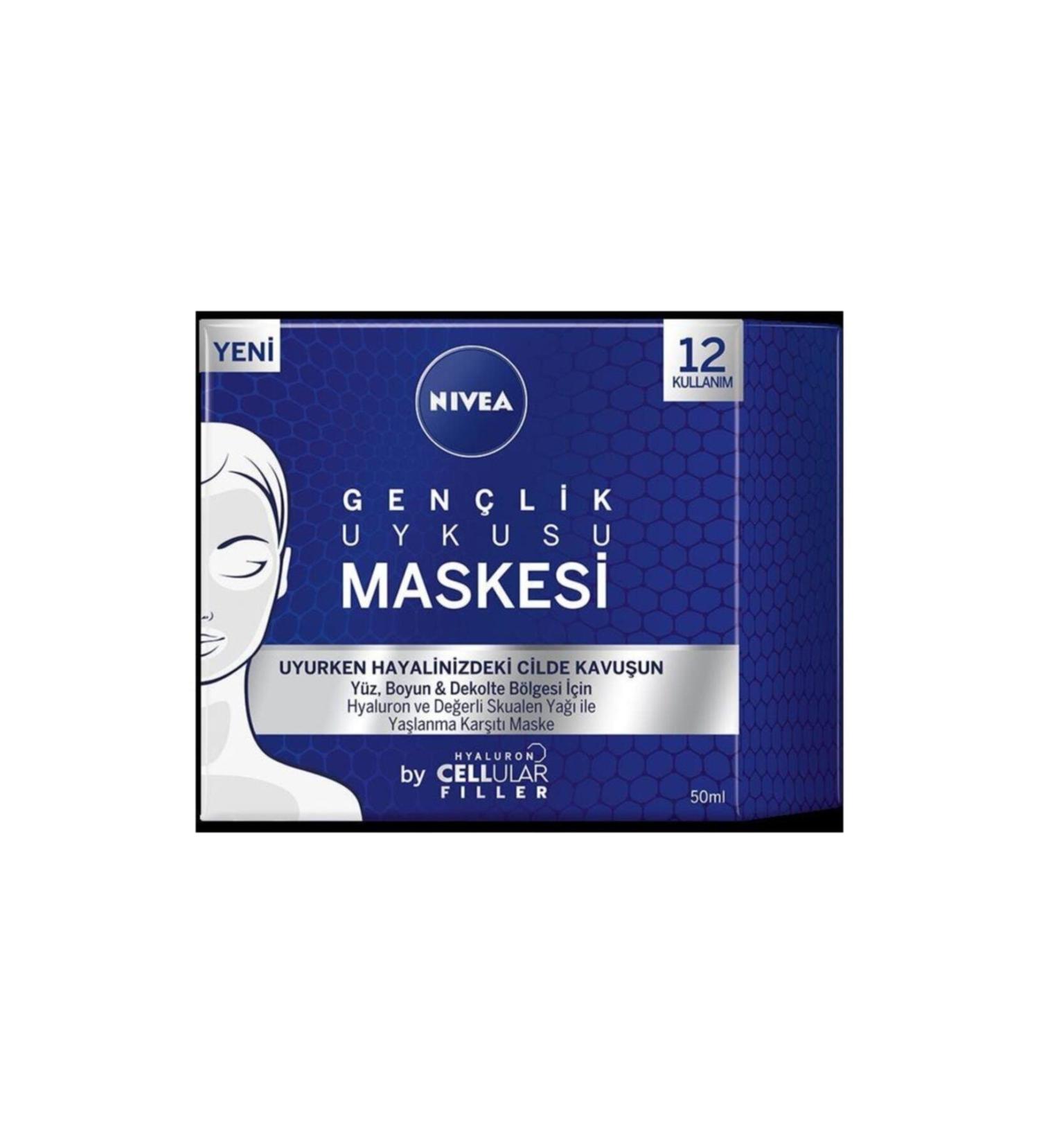 NIVEA Hyaluron Cellular Filler Youth Sleep Face Mask 50 ml