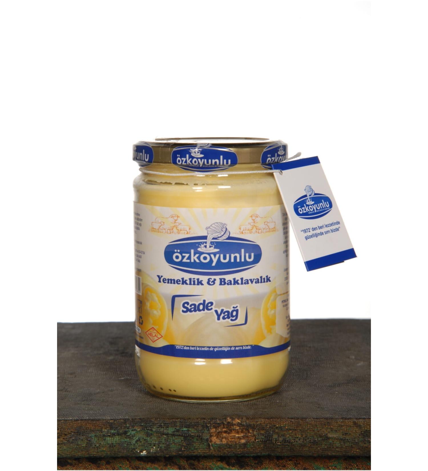 ZKOYUNLU CLARIFIED BUTTER FOR COOKING & BAKLAVA zkoyunlu Clarified Butter for Cooking & Baklava 600 gr
