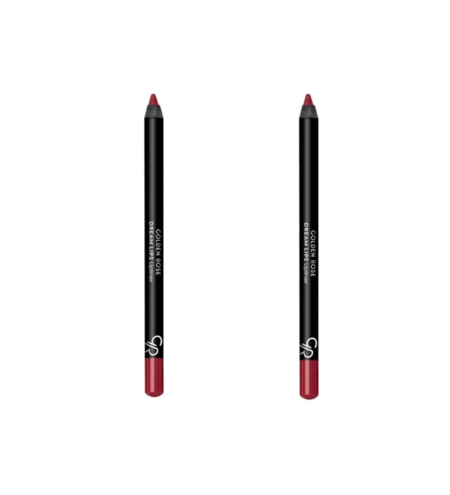 Golden Rose Dream Lips Lipliner Lip Pencil No: 516 2 Pieces