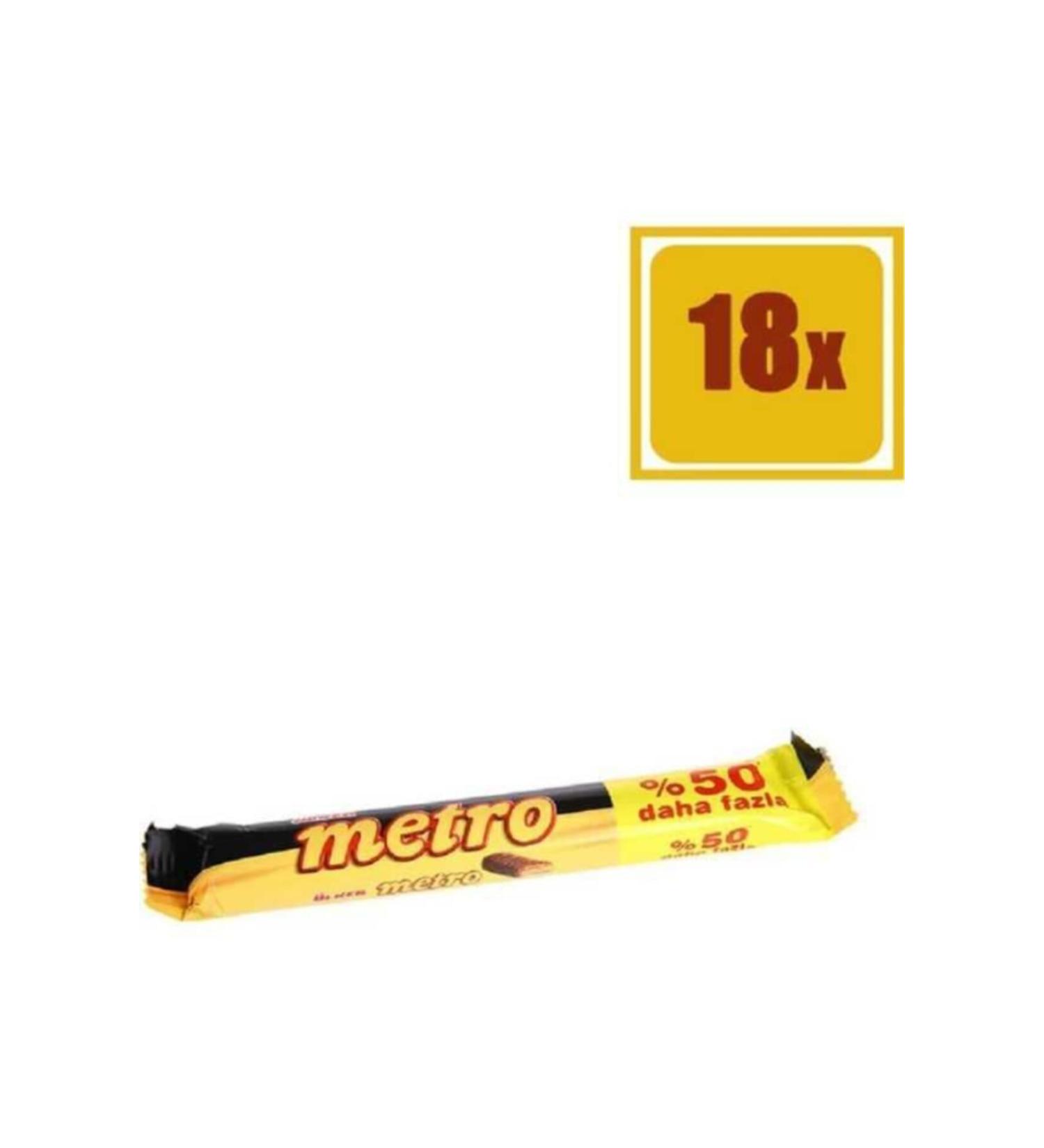 Ulker Metro Large Size 51 Gr X 18 Pieces