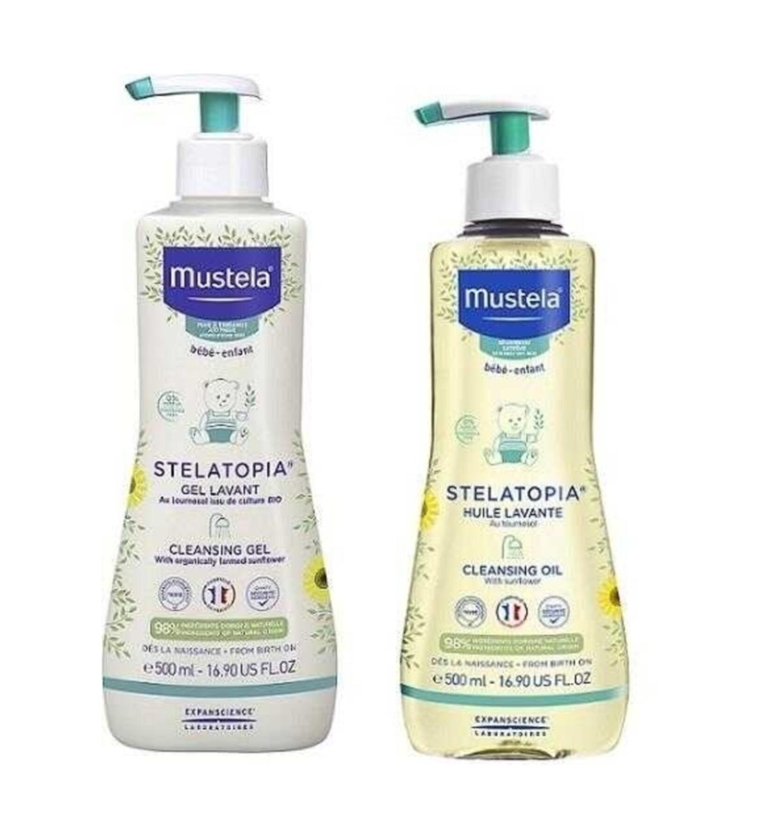 Mustela Stelatopia (Very Dry Skin) Bath Set