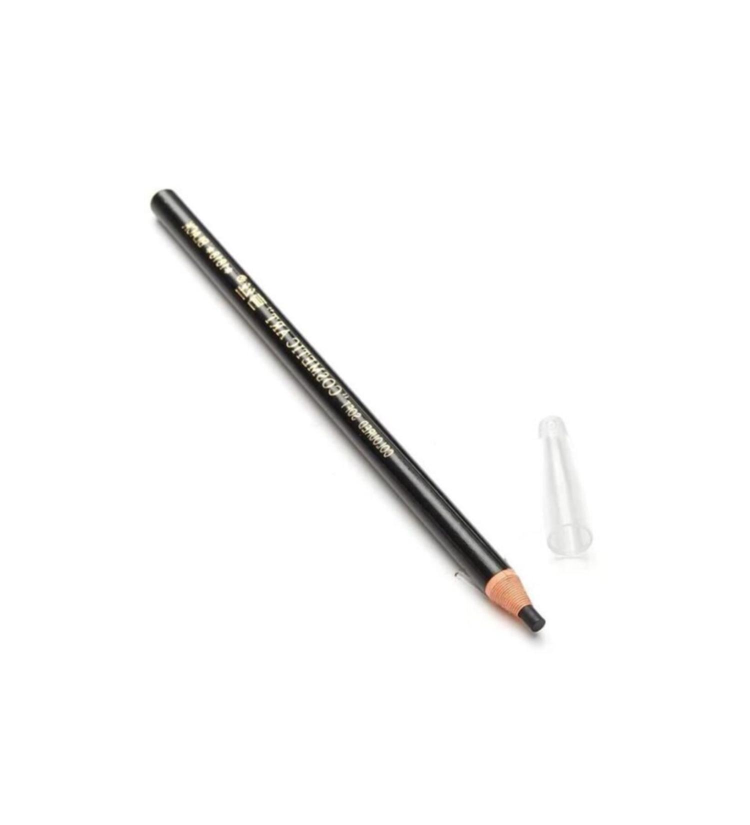 Import Basket 1 Piece Eyebrow Design Pencil with Rope Black