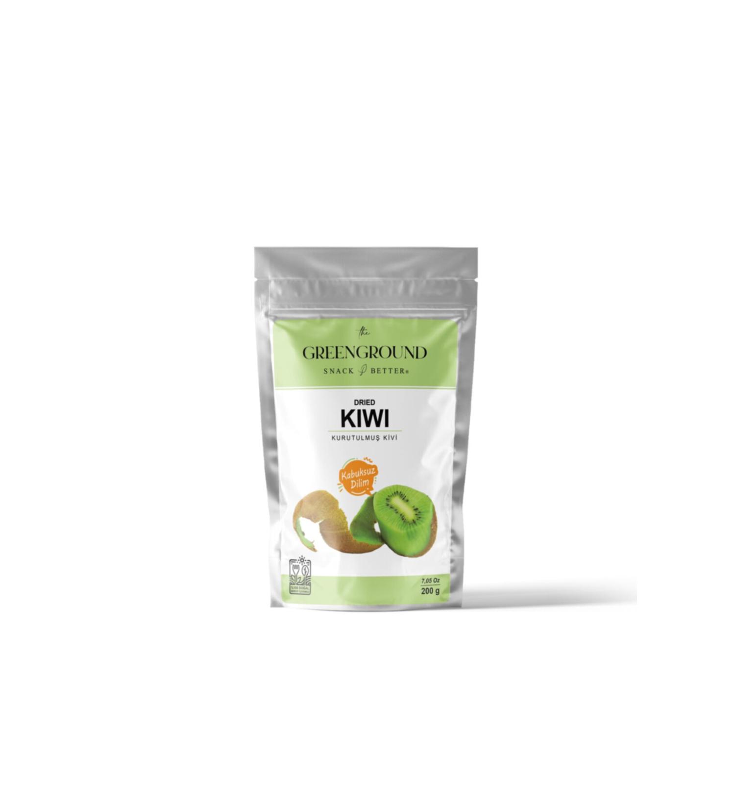 Green Ground Dried Peelless Kiwi 200 Gr