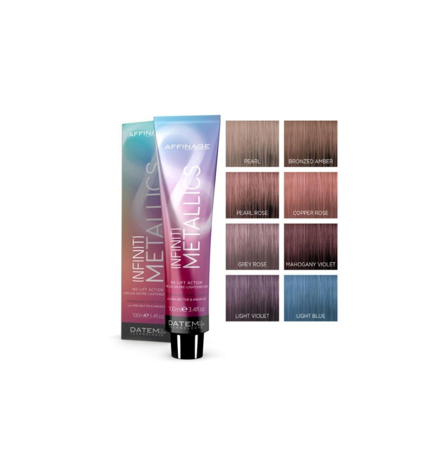 Affinage Infiniti Metallic Light Blue Hair Dye 100 Ml