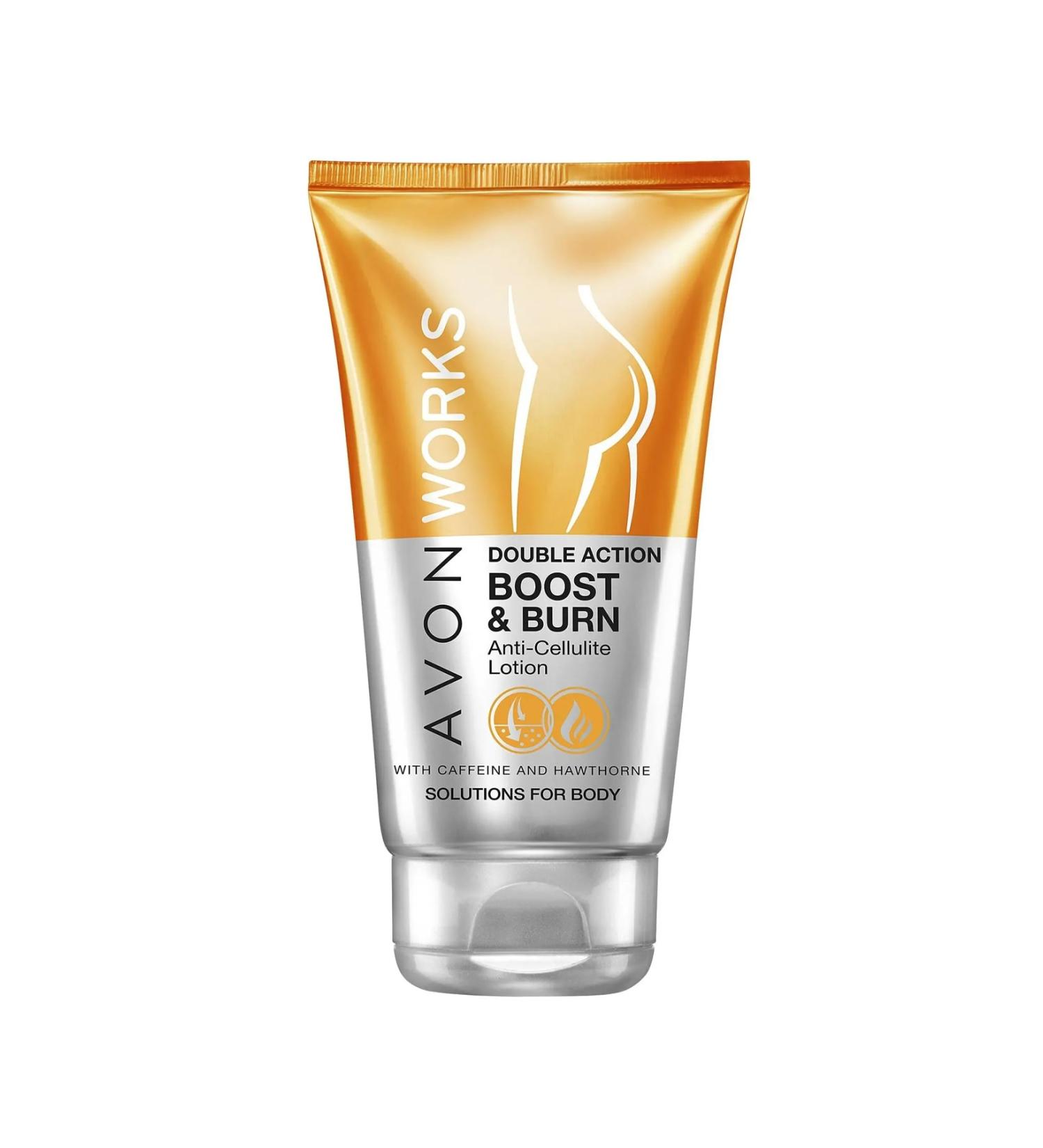 Avon 8869 Works Double Action Boost & Burn Anti Cellulite Lotion 150 Ml