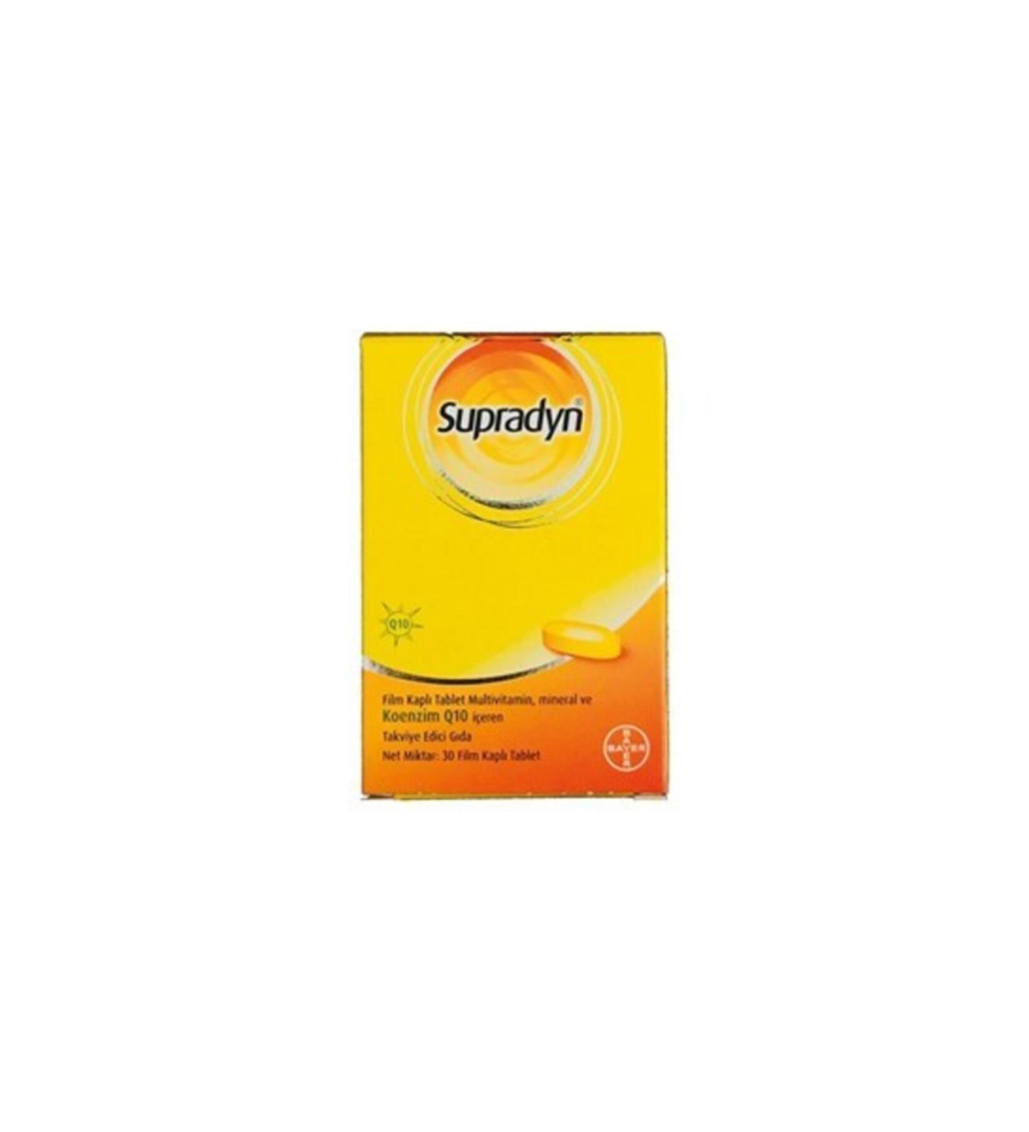 Supradyn All Day Co Q10 Containing 30 Tablets