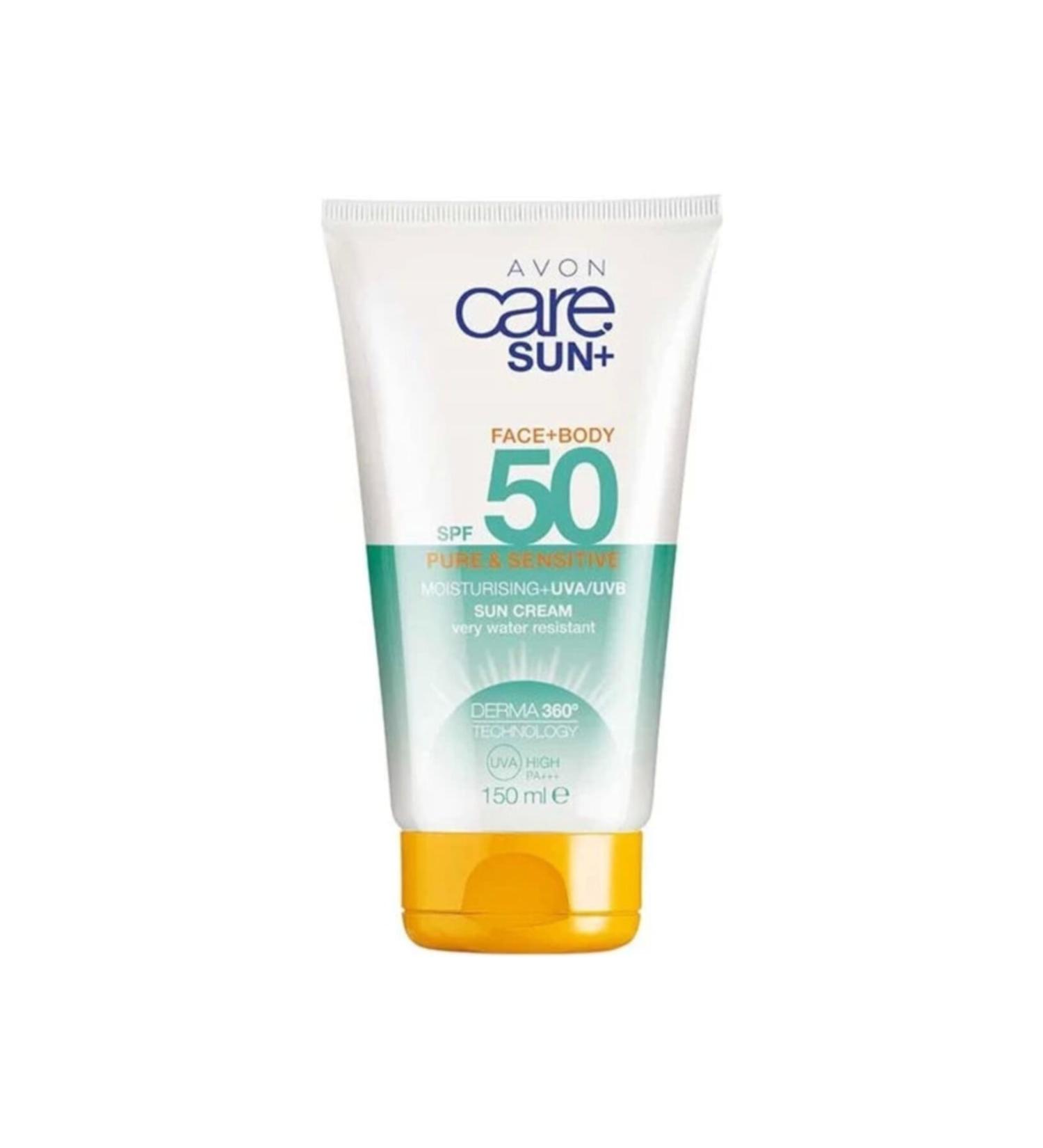 Avon Care Sun+ Pure & Sensitive Face+body Sun Cream 150ml