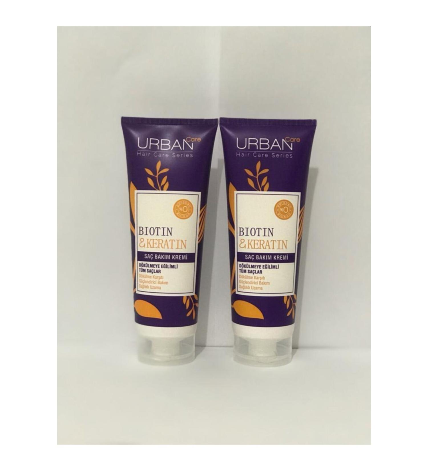 Urban Care Biotin & Keratin Hair Care Cream 250ml 2 Pieces