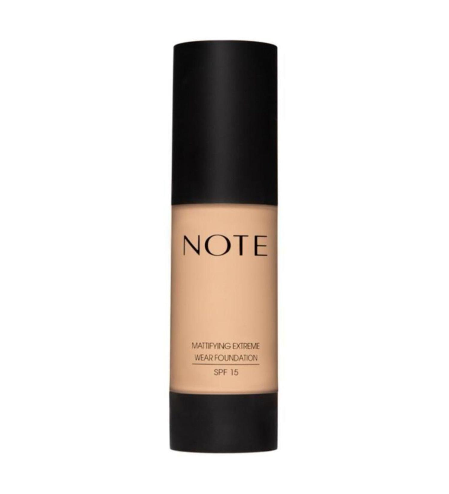 Note Cosmetics Mattifying Extreme Wear Foundation 01 Beige