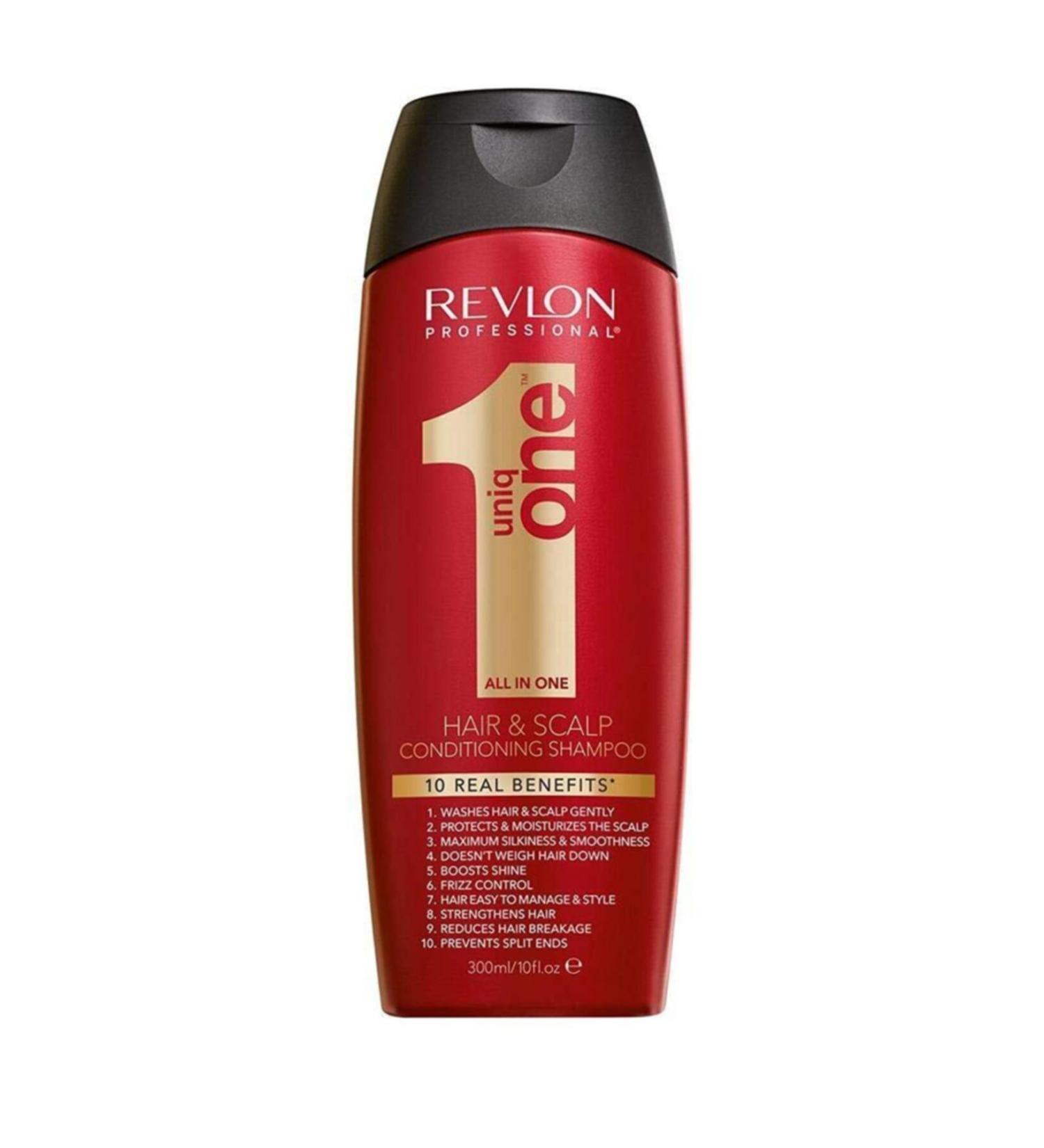 Revlon Uniq One All In One Hair Scalp Conditioning Care Shampoo 300.ml Mdbeauty. /