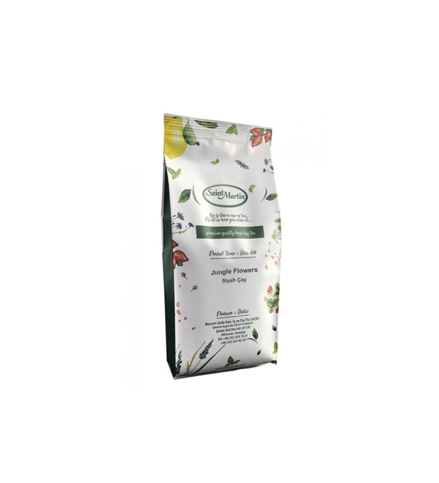 Saint Martin Jungle Flowers Fruity Black Tea 250 gr
