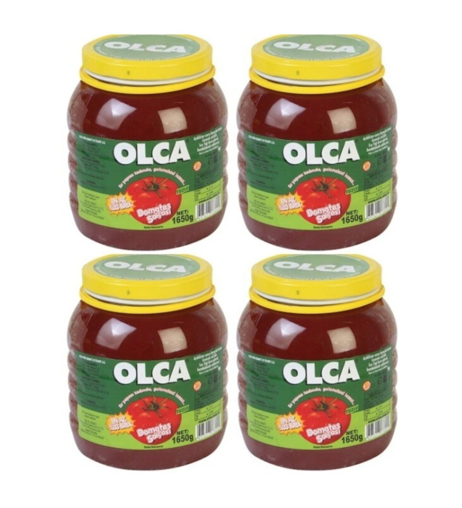 Olca Tomato Paste 1650 gr 4 Pieces P1801s6427