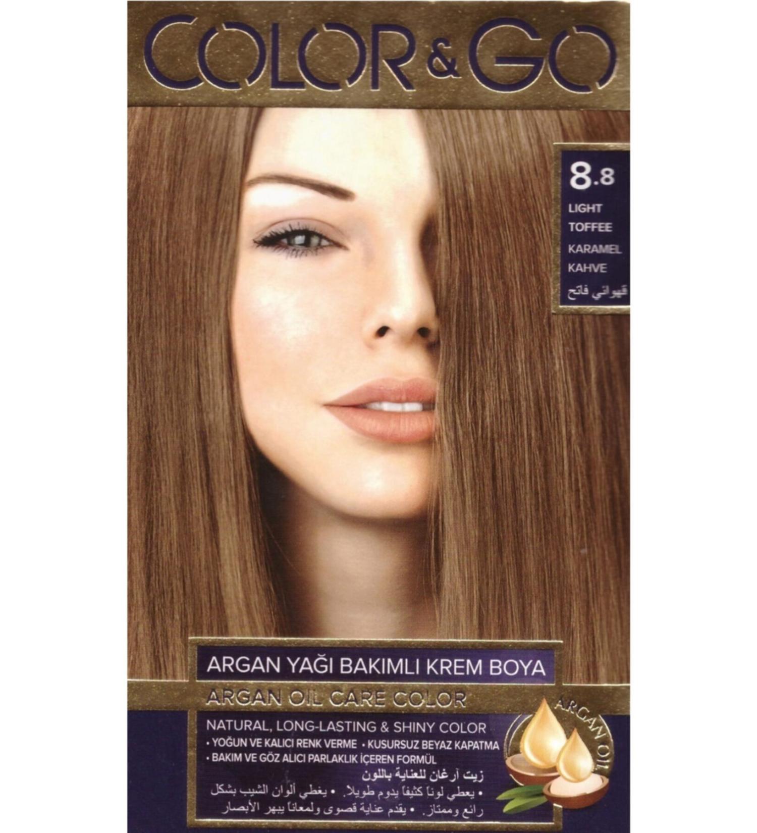COLOR&GO Caramel Brown 8.8 Hair Dye