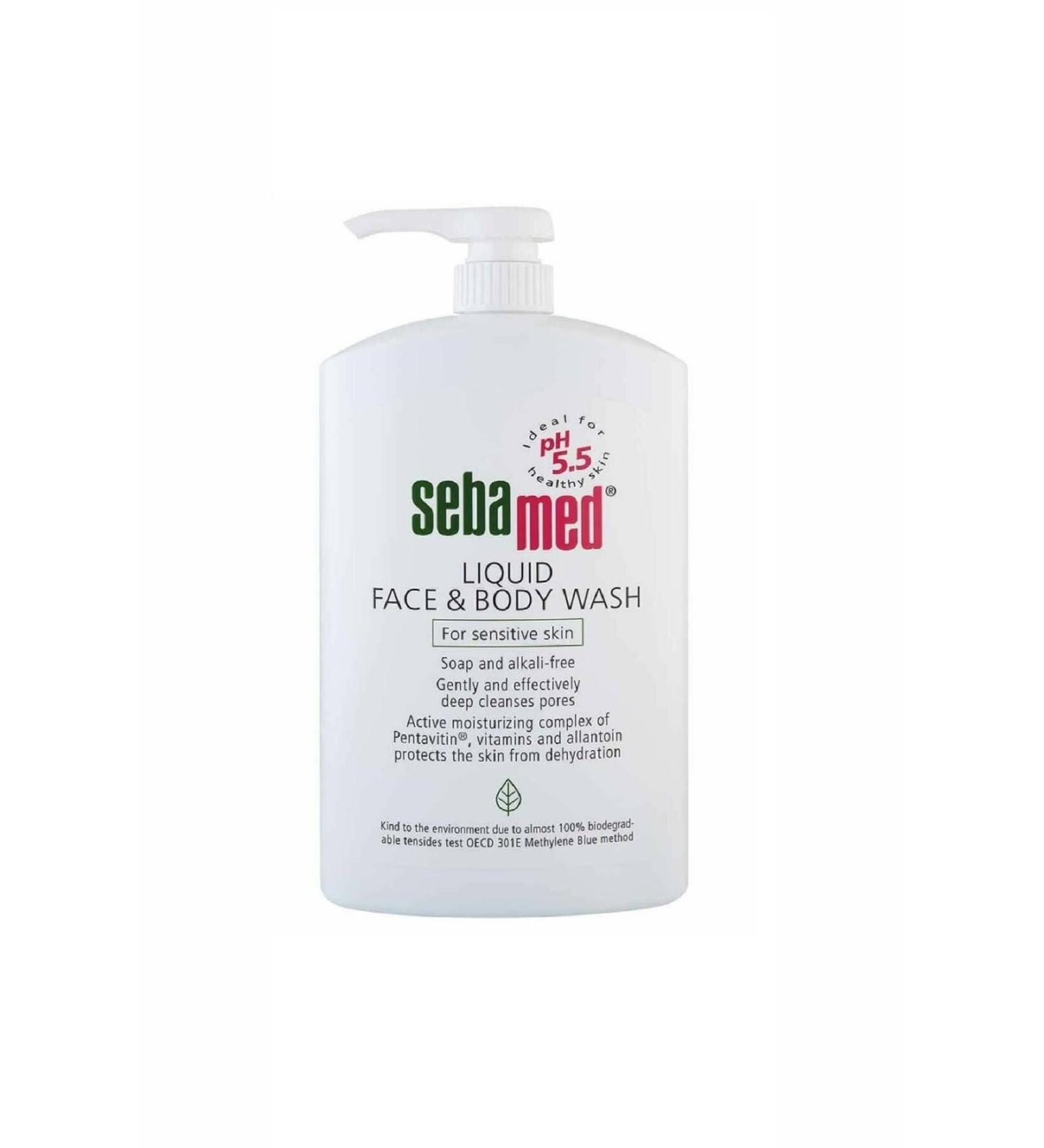 Sebamed Liquid Face & Body Cleanser Liquid 1000 Ml