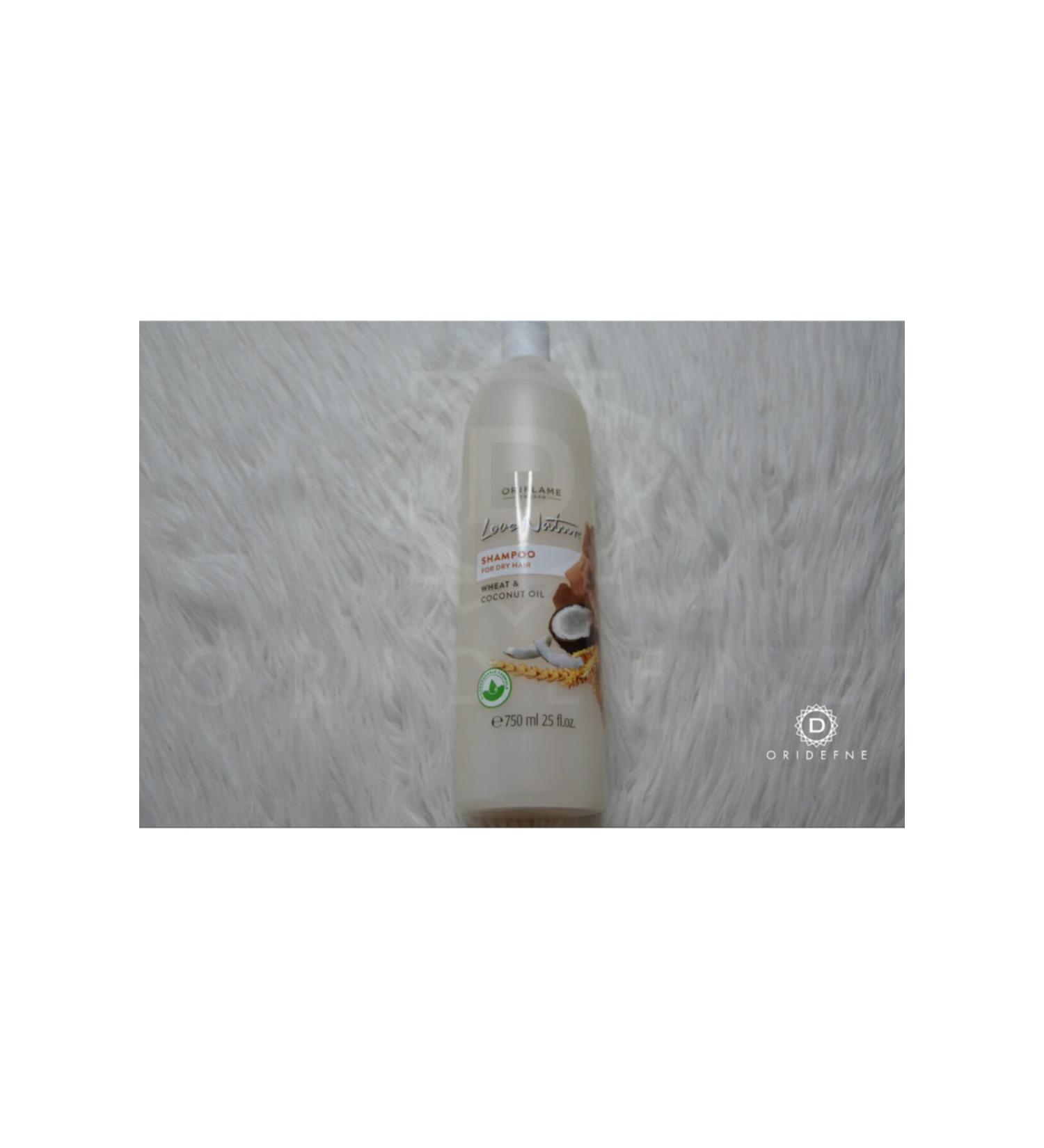 Oriflame Love Nature Shampoo for Dry Hair with Wheat and Coconut Oil 750 ml