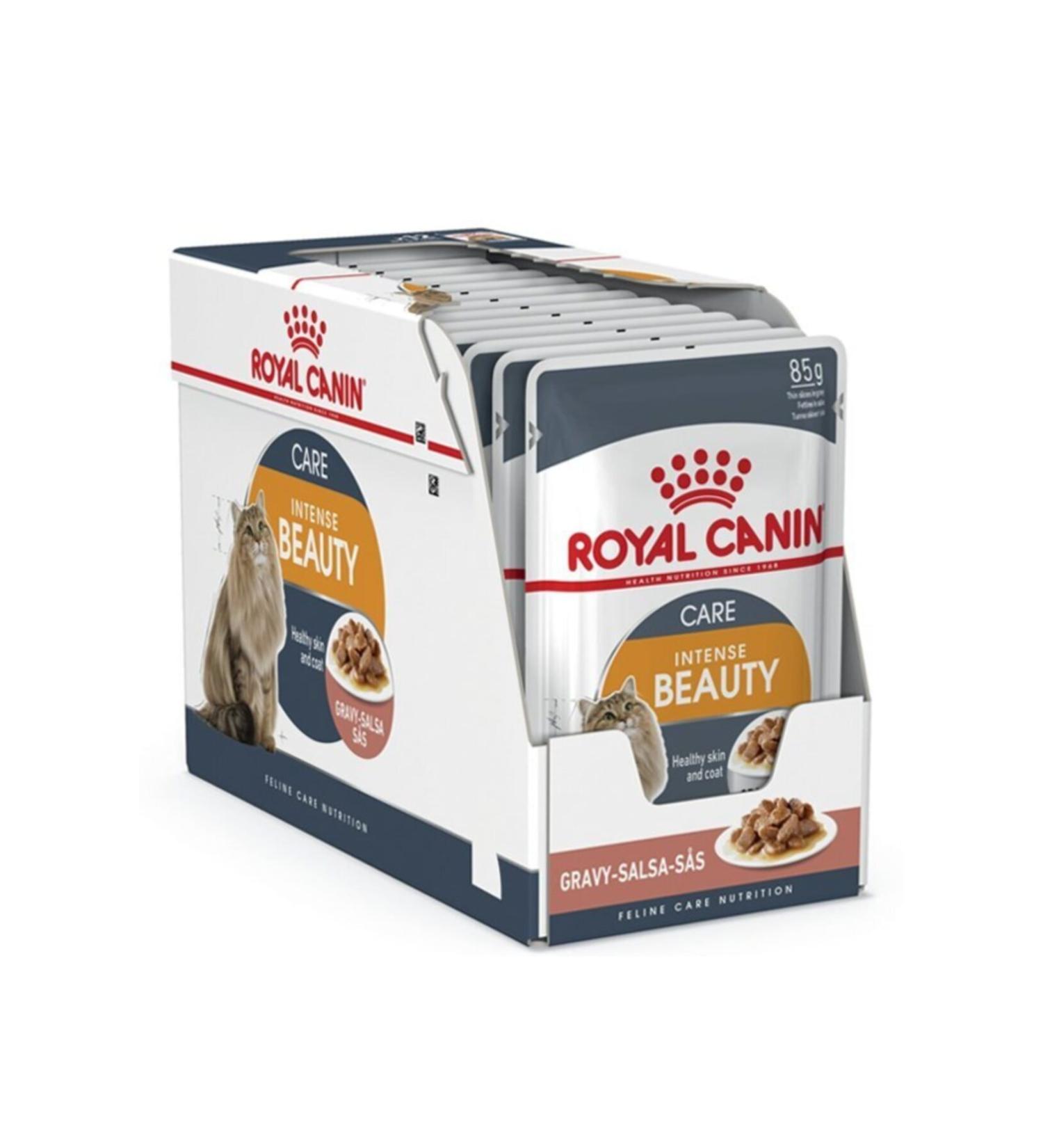 Royal Canin Adult Intense Beauty Sauce Wet Cat Food 85 Gr X 6 Pieces