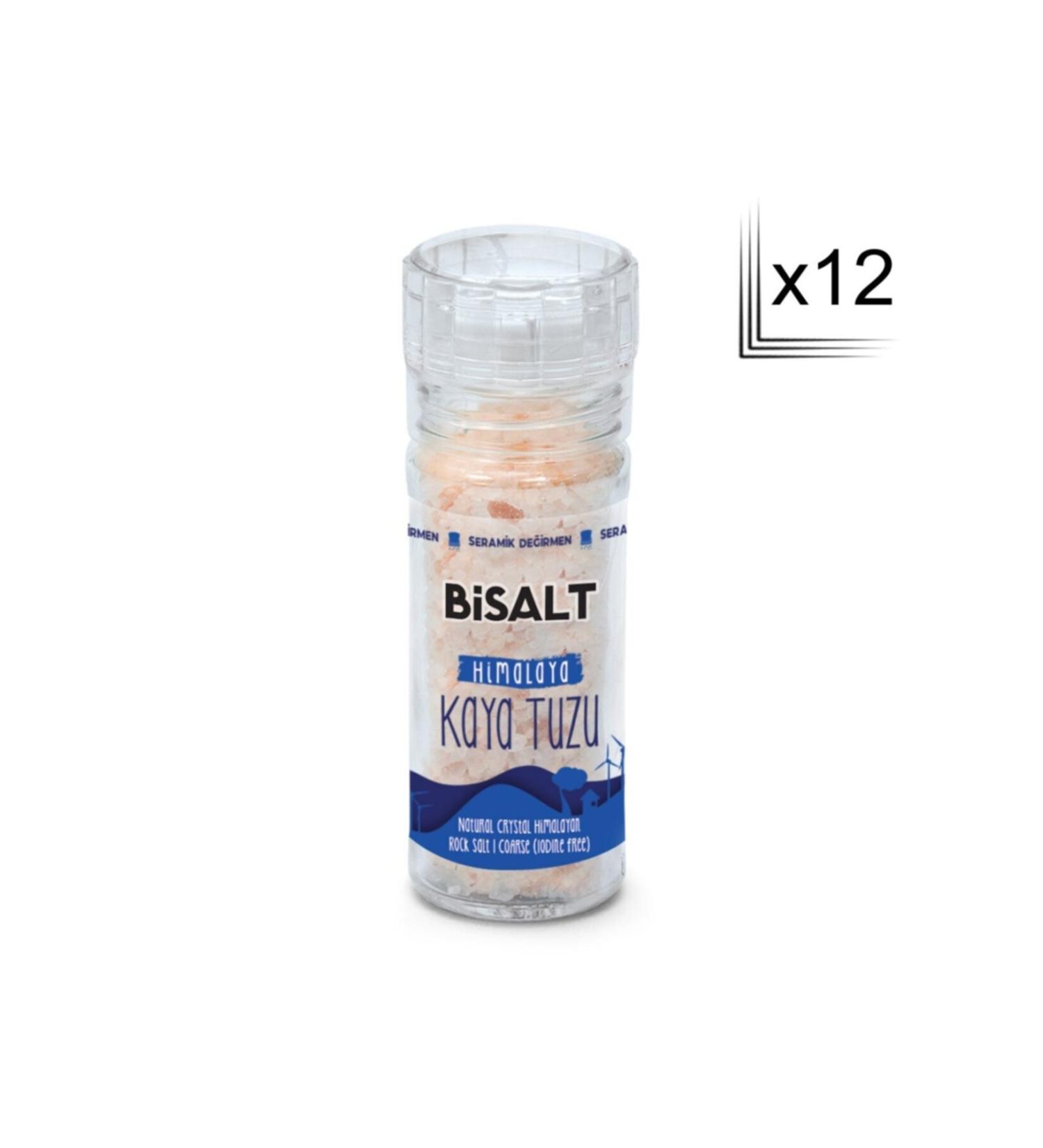 Bisalt Bisalt Himalayan Salt Ceramic Mill (x12) 110 G