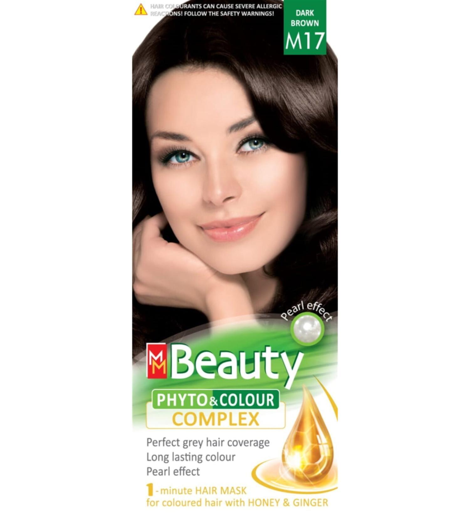 STEP BEAUTY Herbal Hair Dye Dark Brown M17