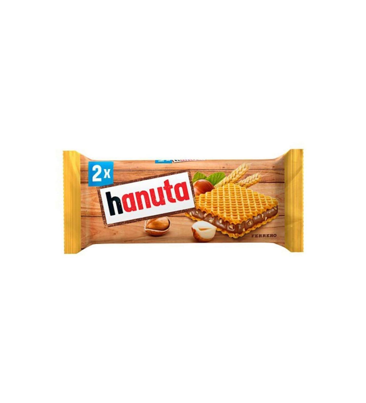 Ferrero Hanuta 2-Piece Hazelnut Cream Wafer 44 gr