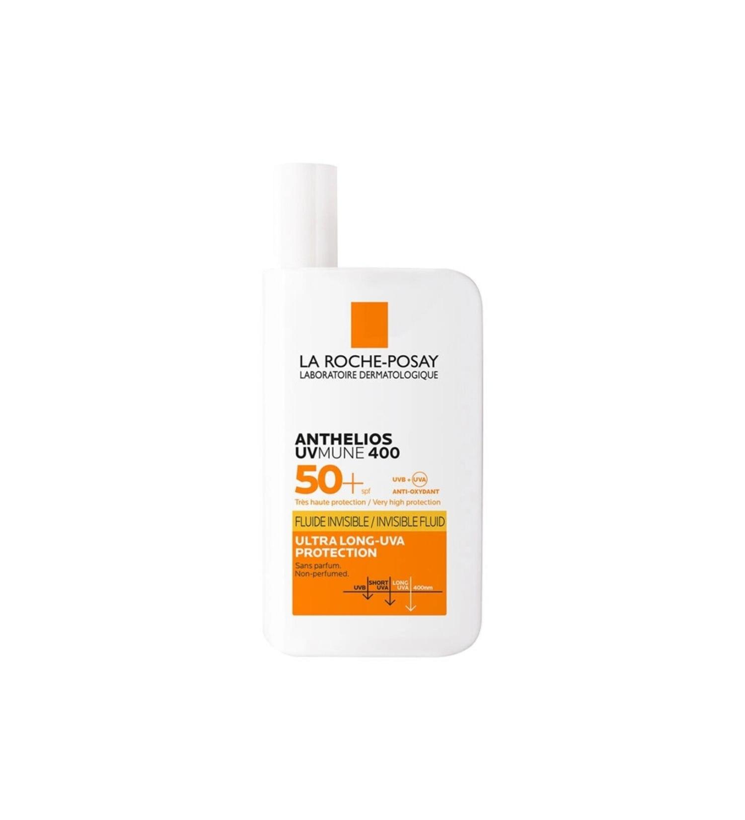 La Roche Posay UVmune Fluid-E Vitamin-E Non-Training Ultra-long UVA Protection Sunscreen SPF50+ 50 ml GK RN413 - Buy Online on GoSupps.com