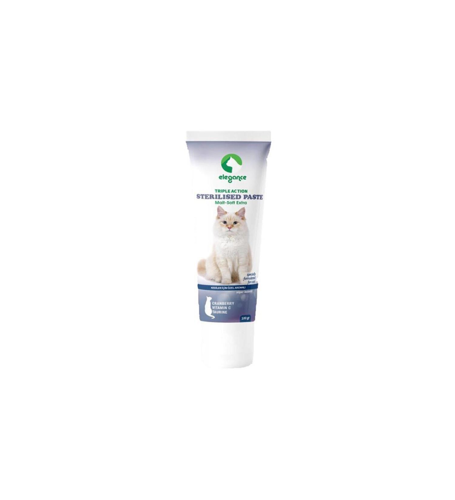 Elegance Anti-Hairball Paste for Neutered Cats 100gr
