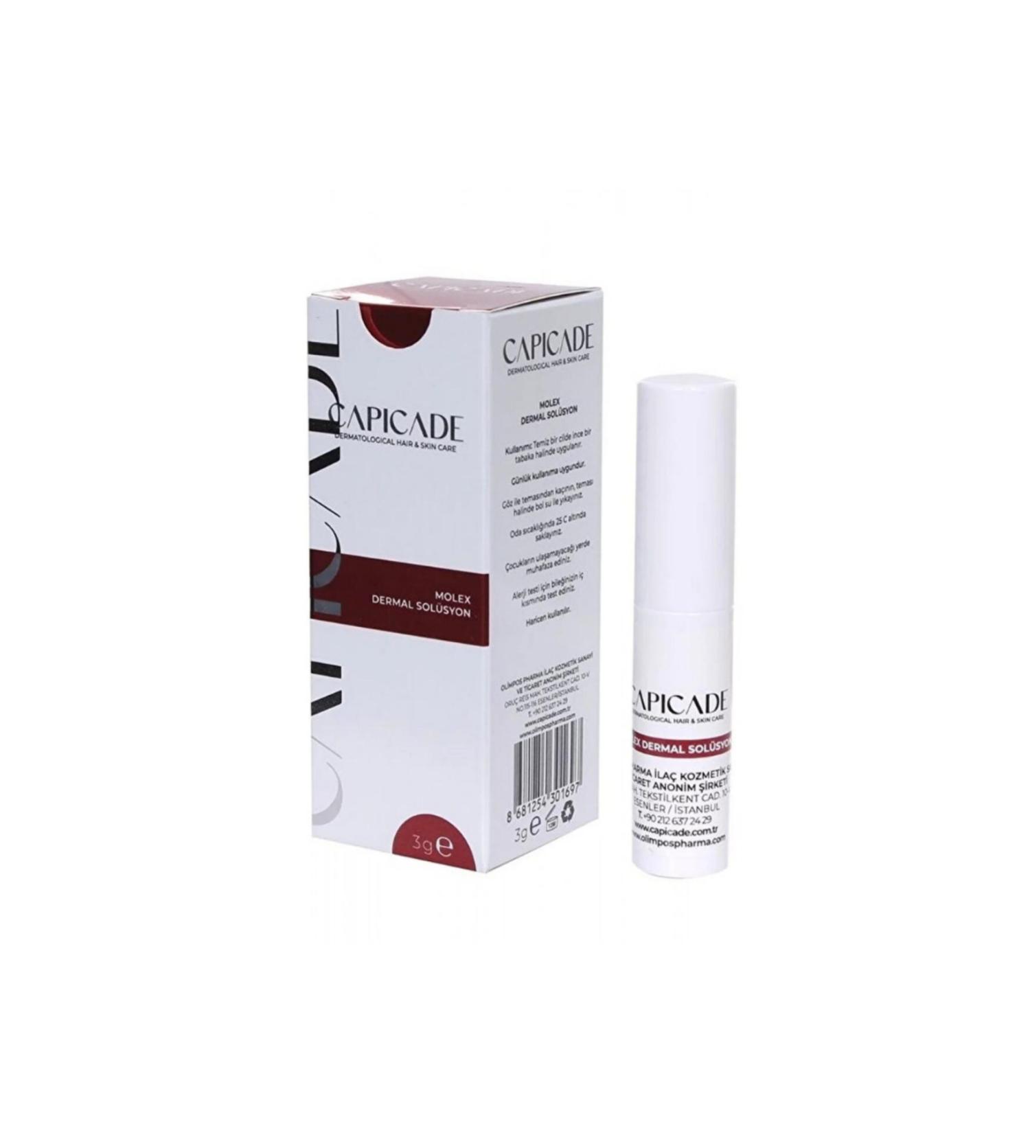 Capicade Molex Dermal Solution 3gr