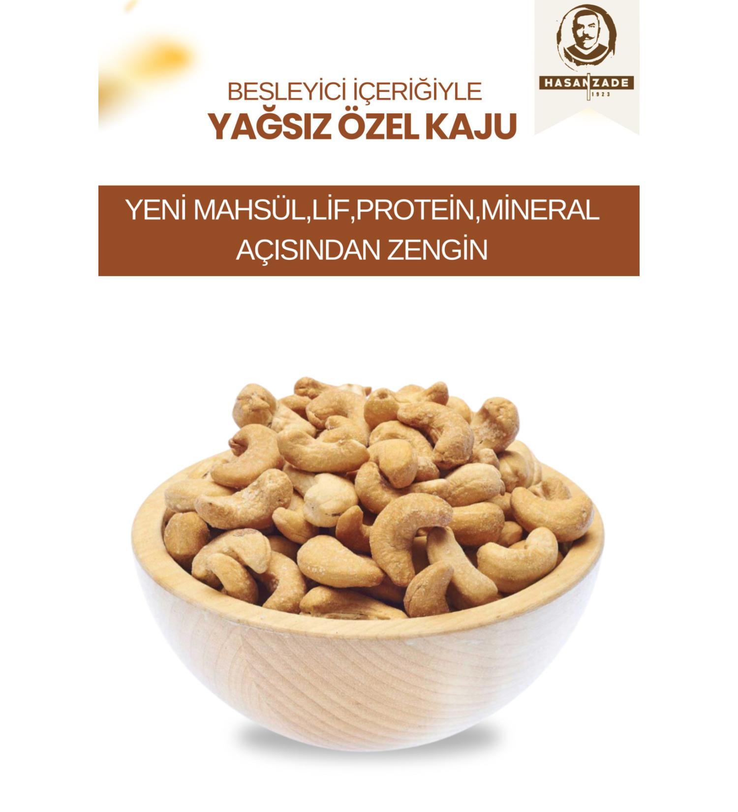 Hasanzade Oil-Free Special Kavrum Cashew Jumbo 1 KG