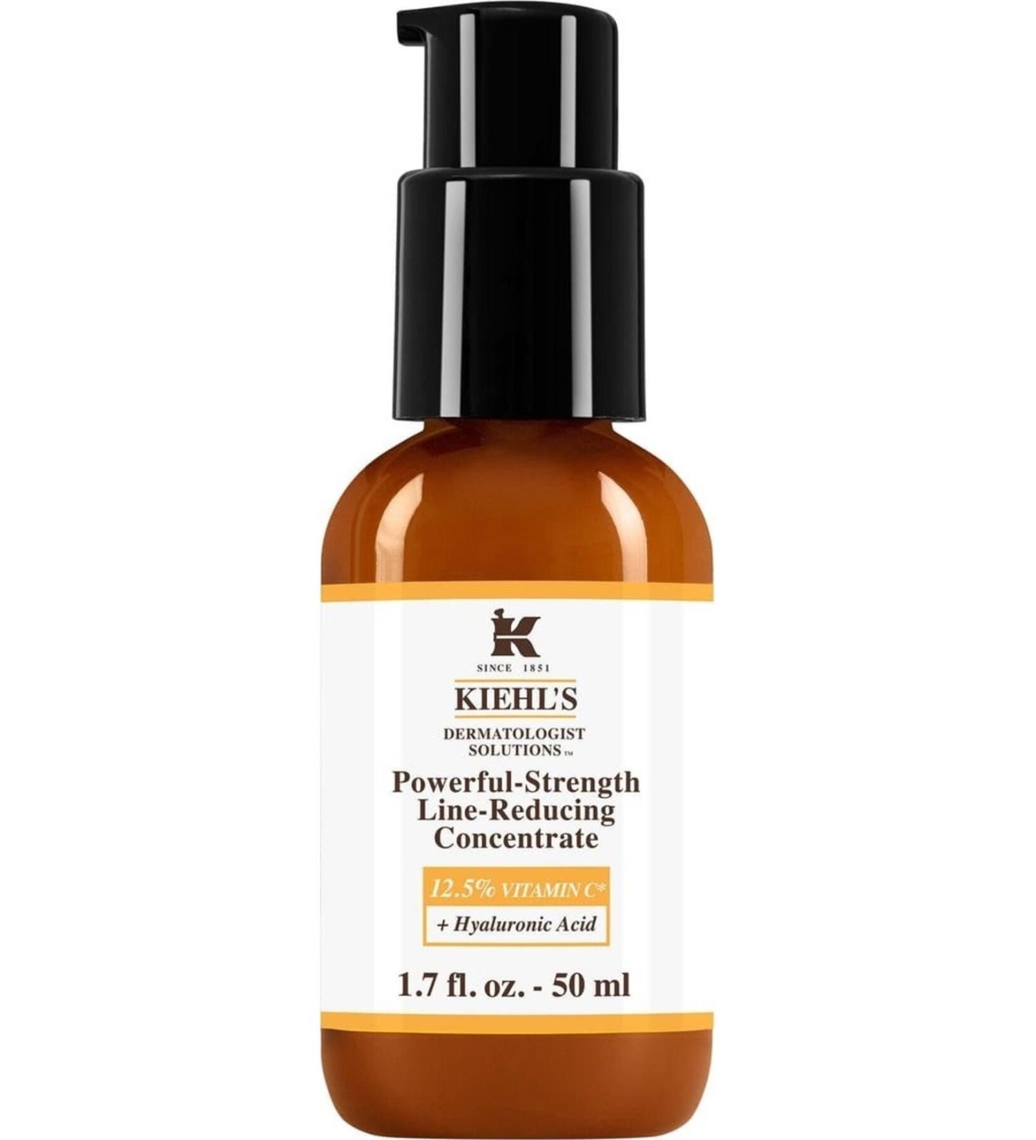 Kiehl's Powerful-Strength Line - Reducing Concentrate 50 ml - Vitamin C and Hyaluronic Acid - Buy Online on GoSupps.com