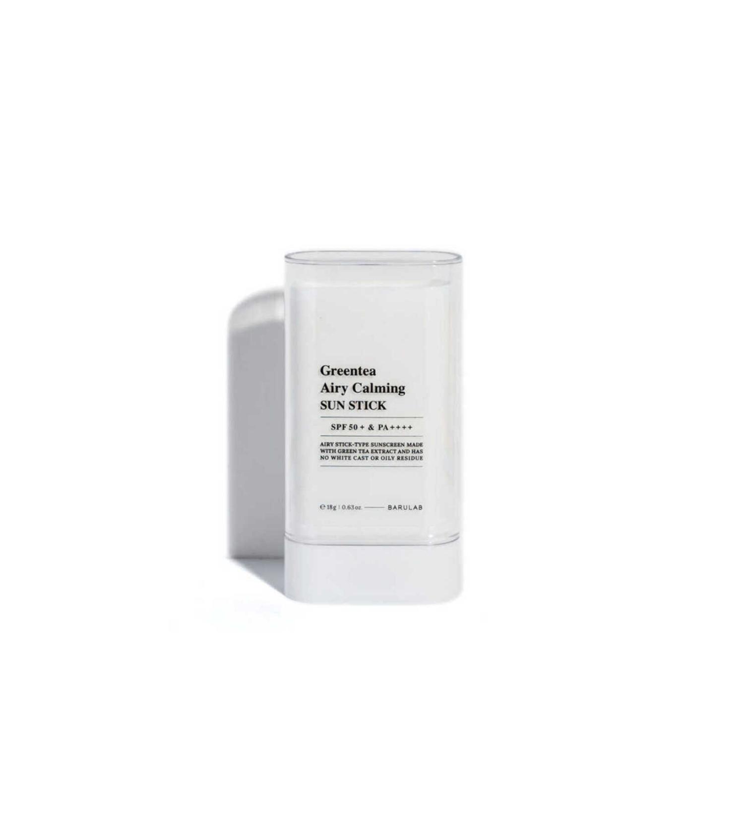 Barulab Greentea Airy Calming Sunscreen Stick SPF50+ 18g