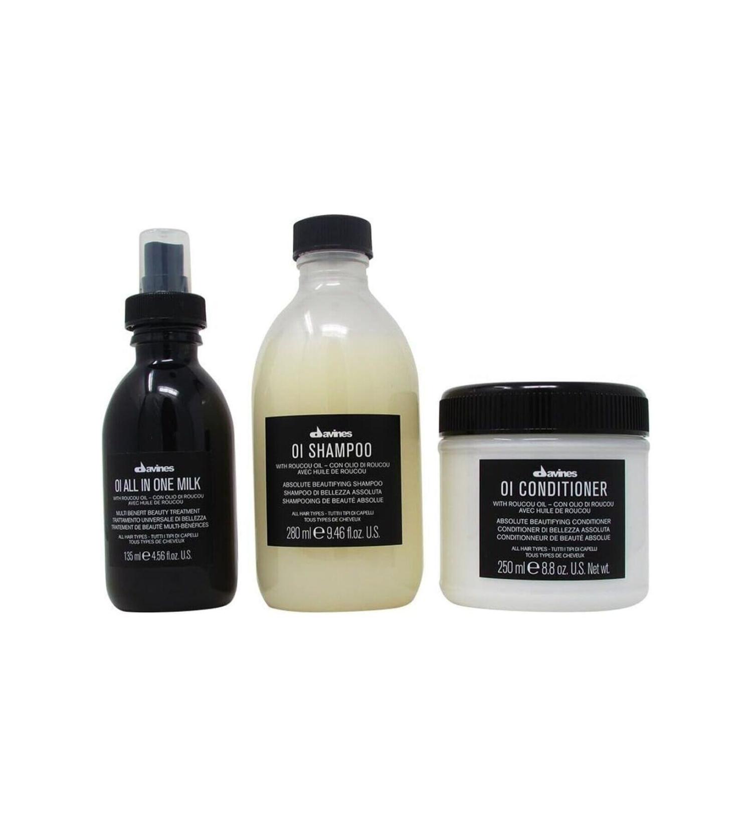 Davines OI In One Milk 15ml(2)+OI Shampoo 20 ml(600)+OI Conditioner 250 ml noonline155