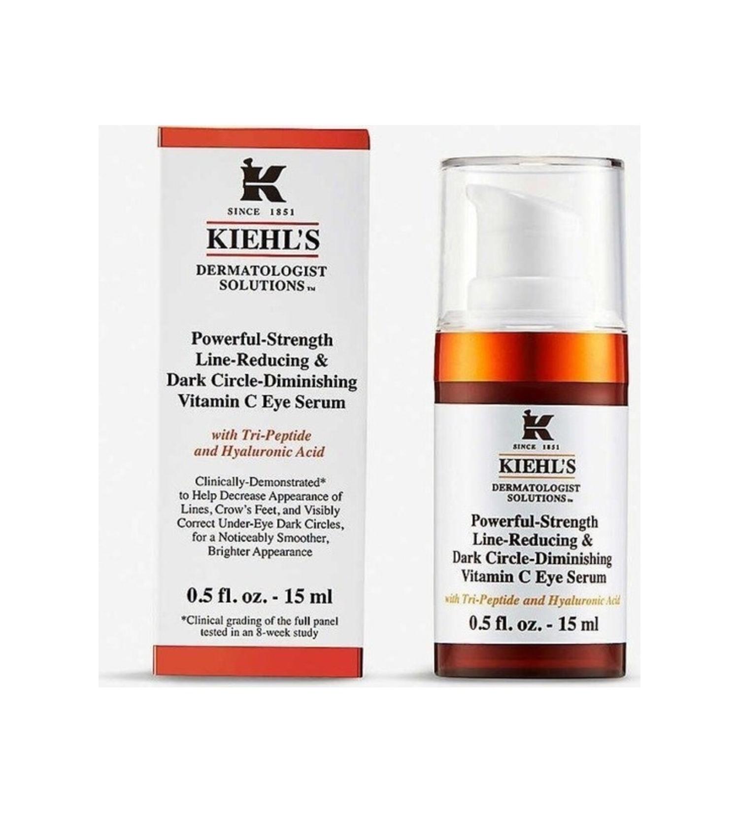 Kiehl's Powerful-Strength Line Reducing & Dark Vitamin C Eye - Buy Online on GoSupps.com