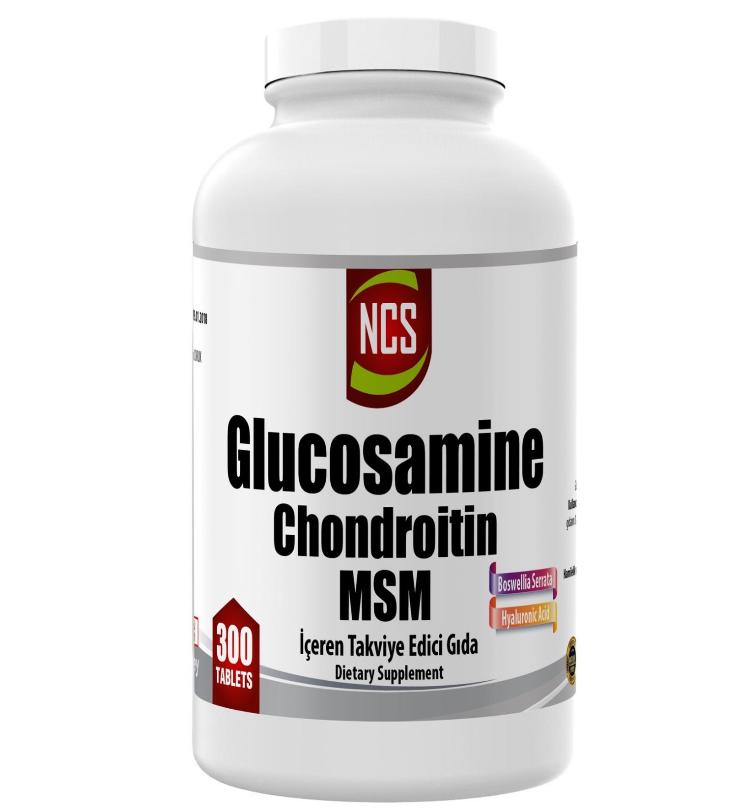 Ncs Glucosamine Chondroitin Msm 300 Tablet Akg nl k Hyaluronic Acid