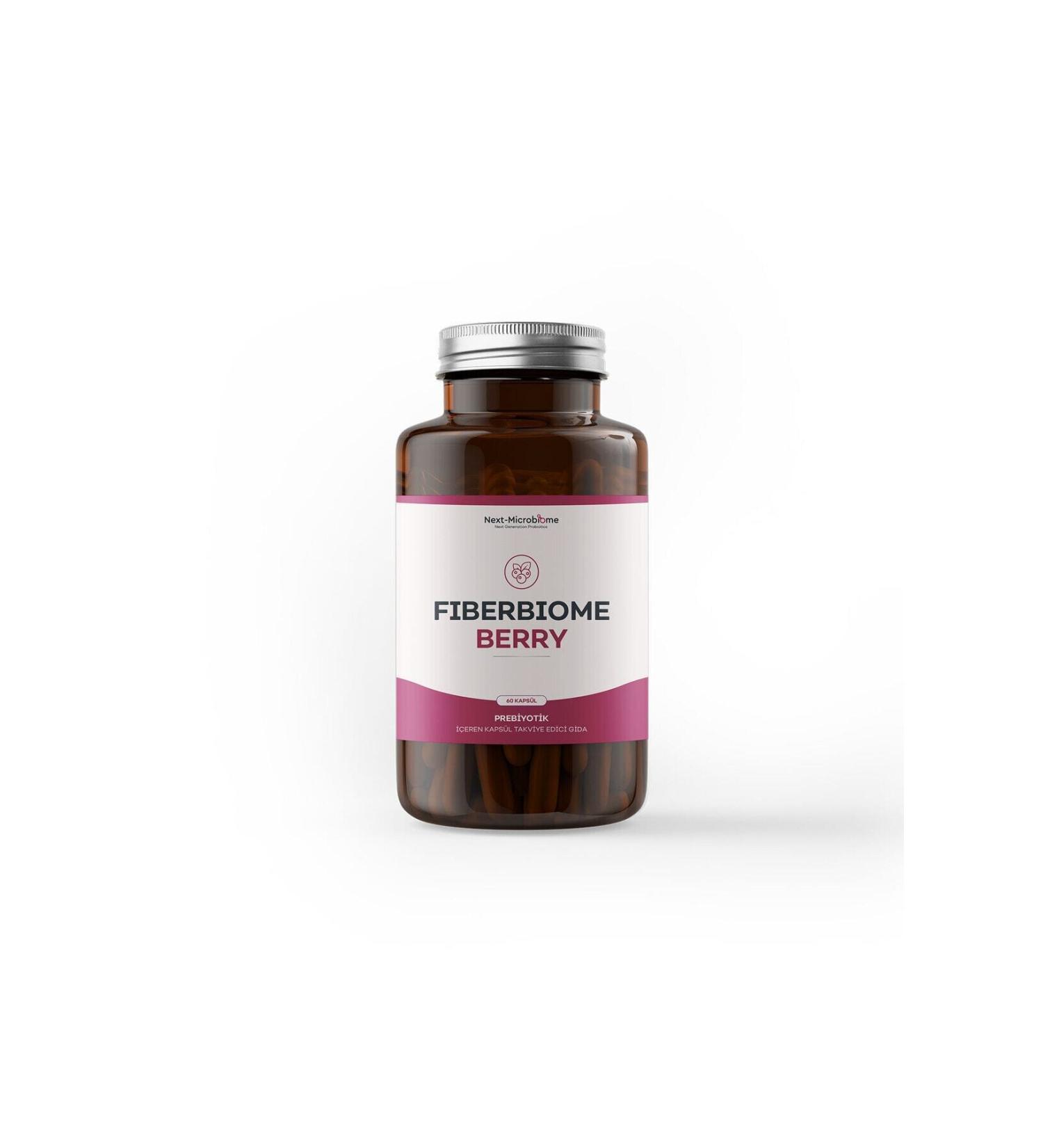 Next Microbiome Fiberbiome Berry Prebiotic Containing Supplementary Food - Buy Online on GoSupps.com