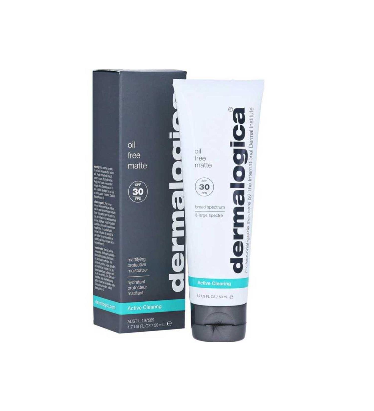 Dermalogica Oil Free Matte SPF 30 Sun Protection Mattifying Cream for Oily Skin 50ml