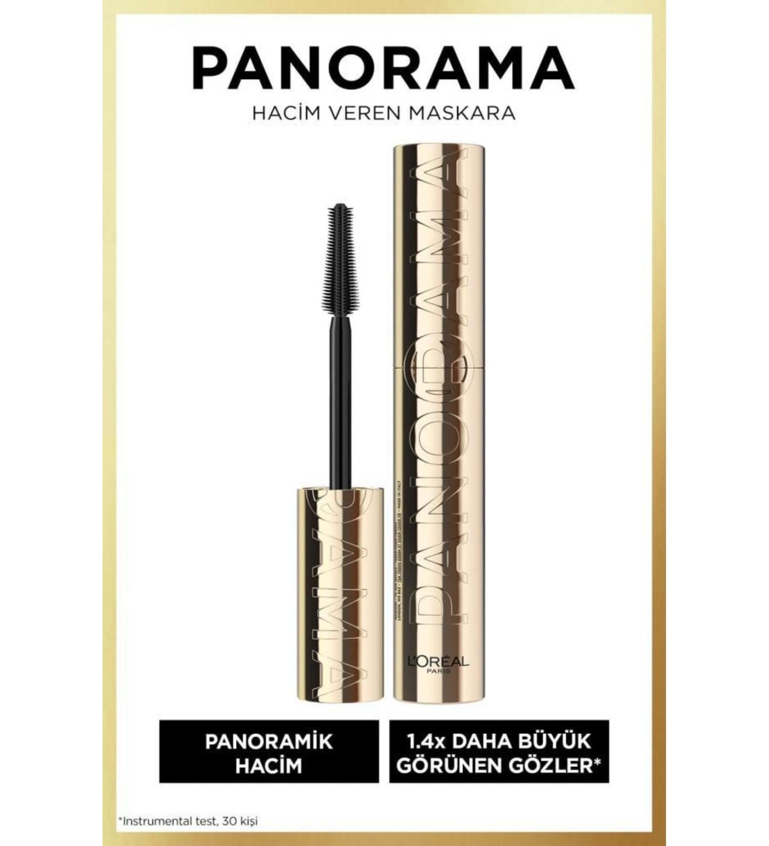 L'Oreal Paris Panorama Volumizing Mascara Black - Buy Online on GoSupps.com