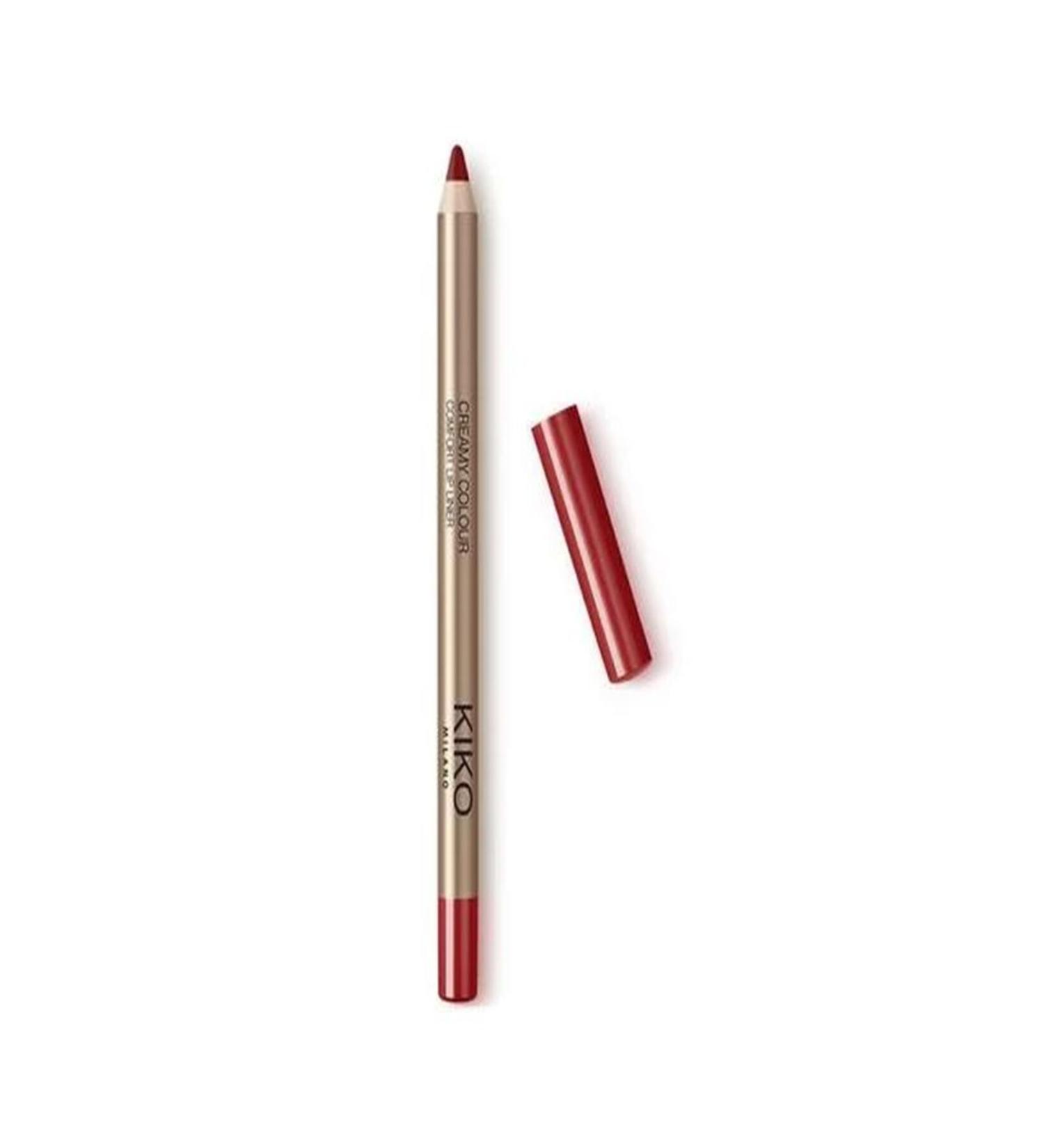 kiko milano NEW CREAMY COLOR COMFORT LIP LINER 13 Pearly Tulip Red